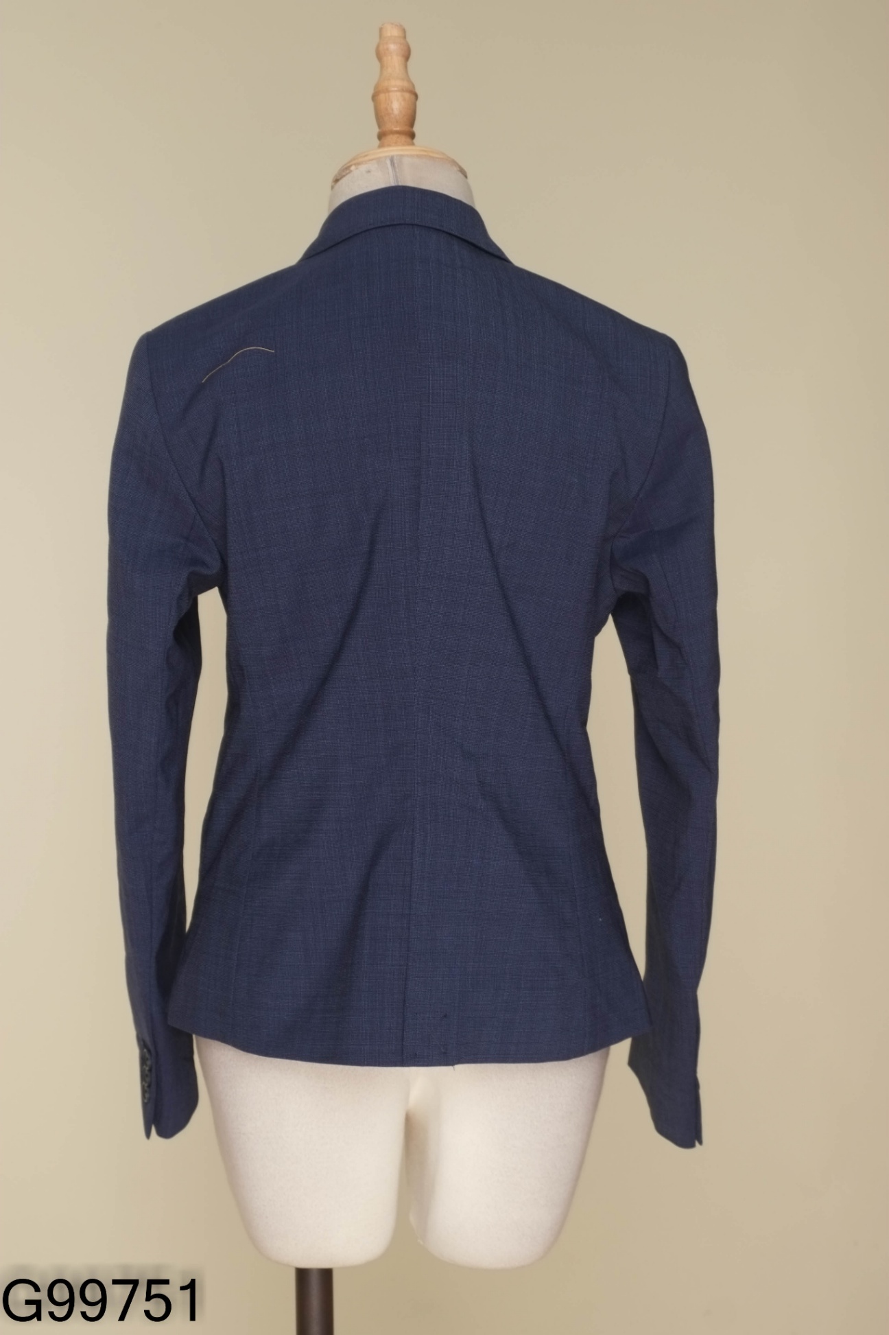 Áo khoác vest xanh than