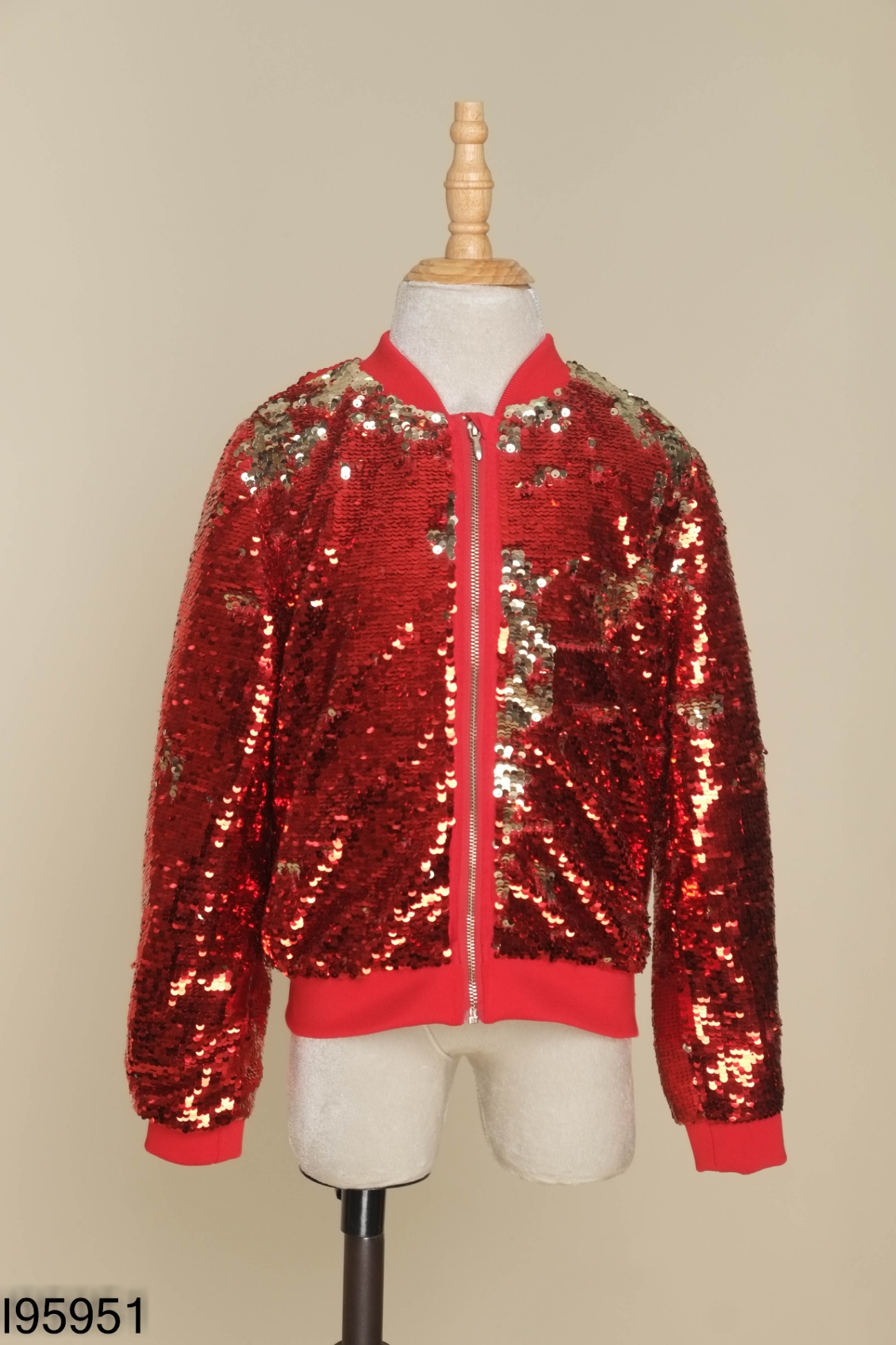 NEWTAG áo khoác đỏ KIDS bling bling