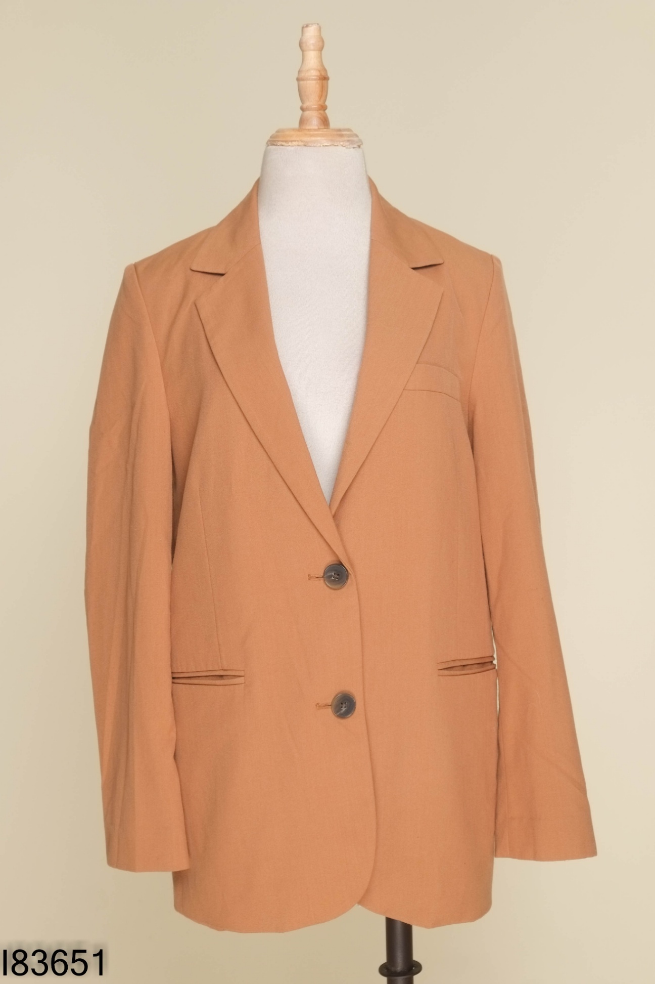 Áo MIXXO nâu cổ vest