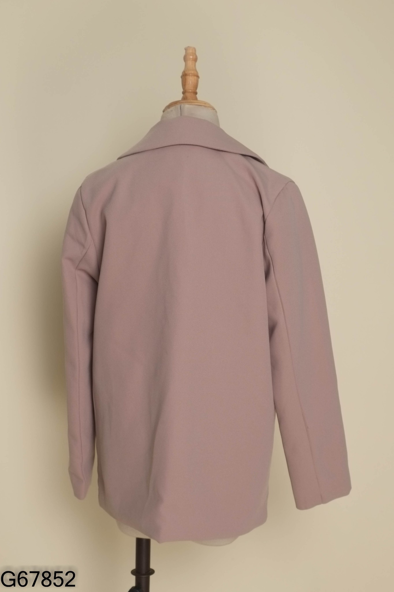 Áo khoác blazer be đậm trơn