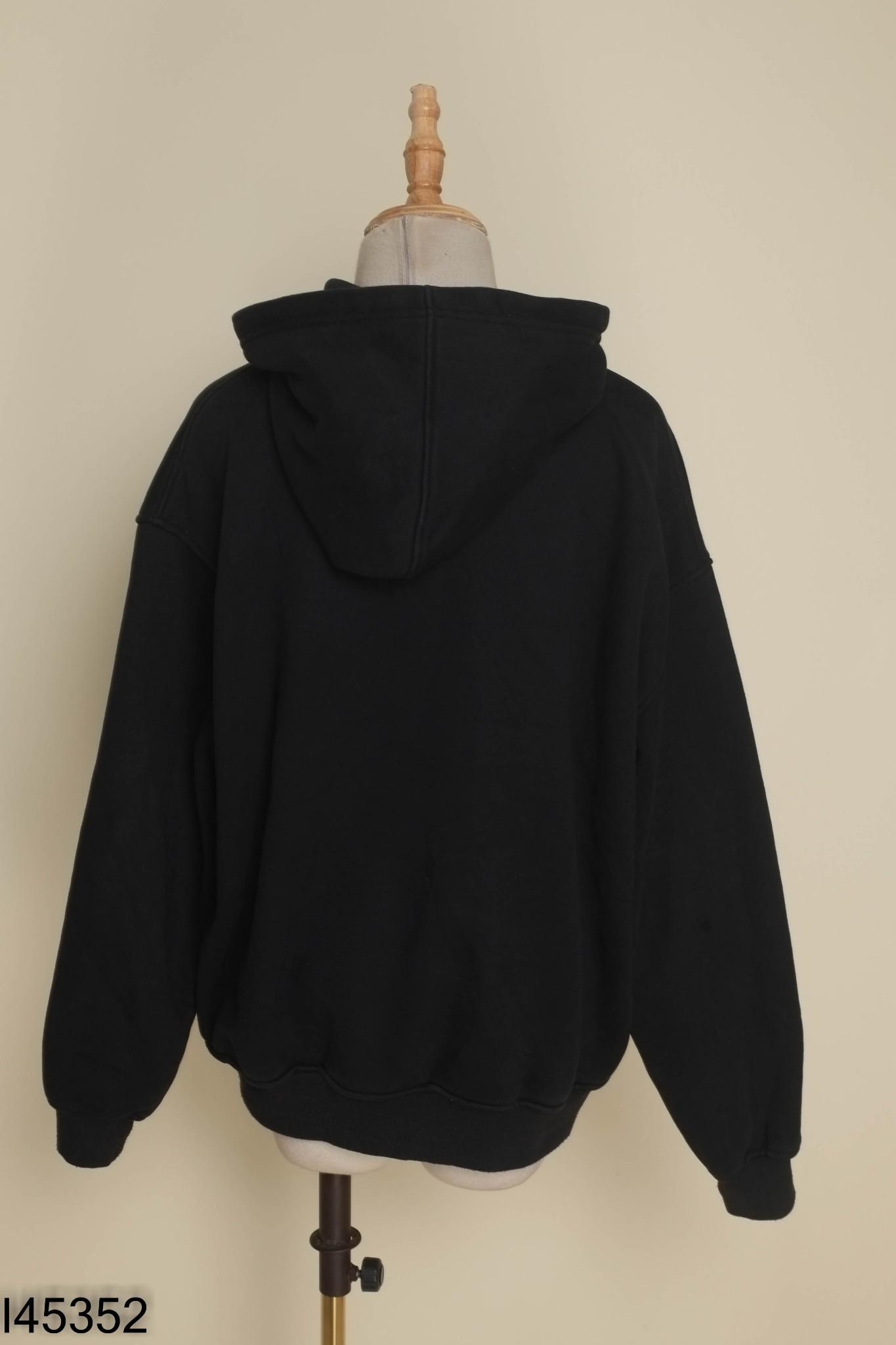 Áo hoodie zip đen trơn THE GOOD