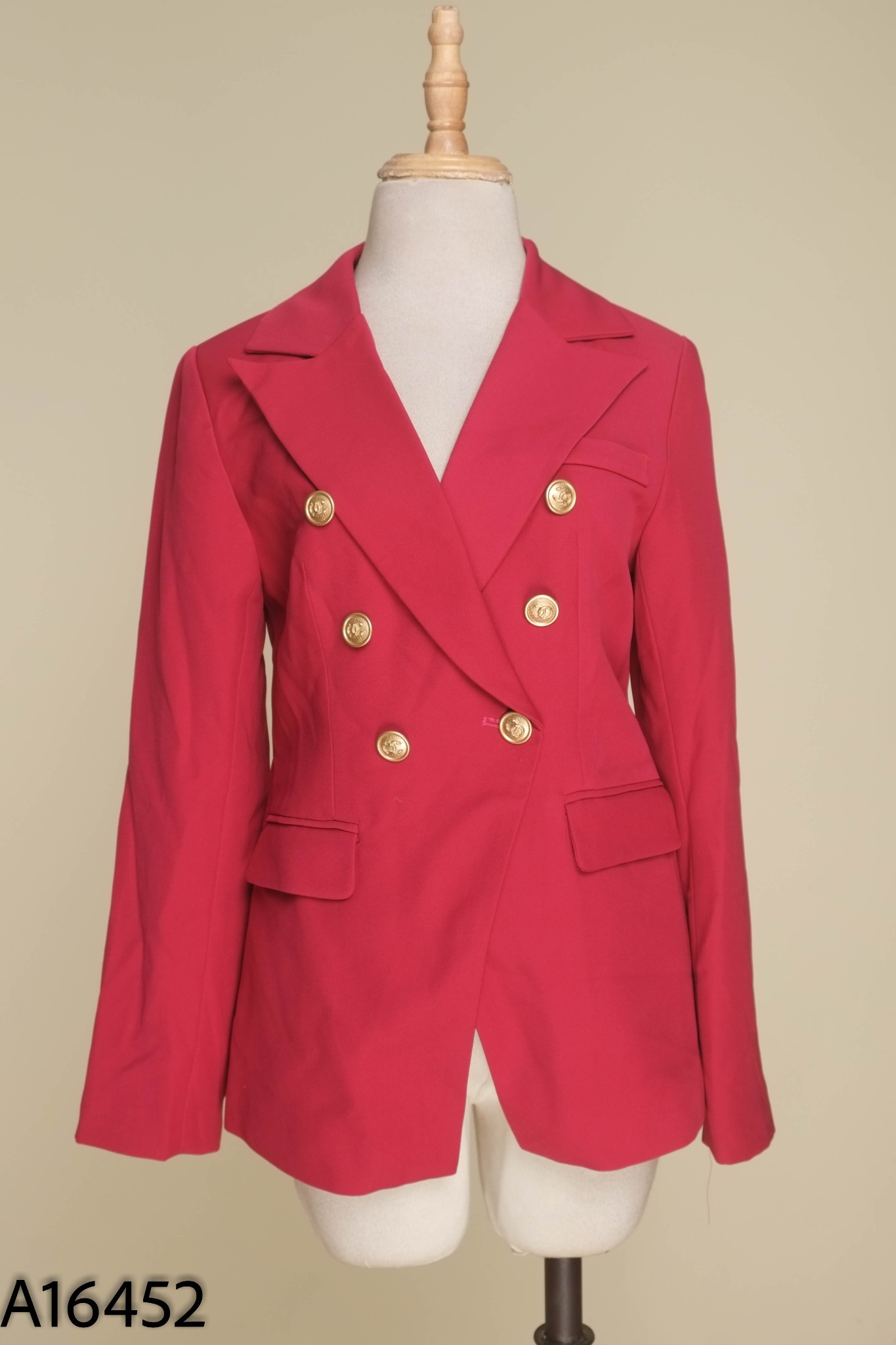 NEWTAG Áo khoác hồng cổ vest