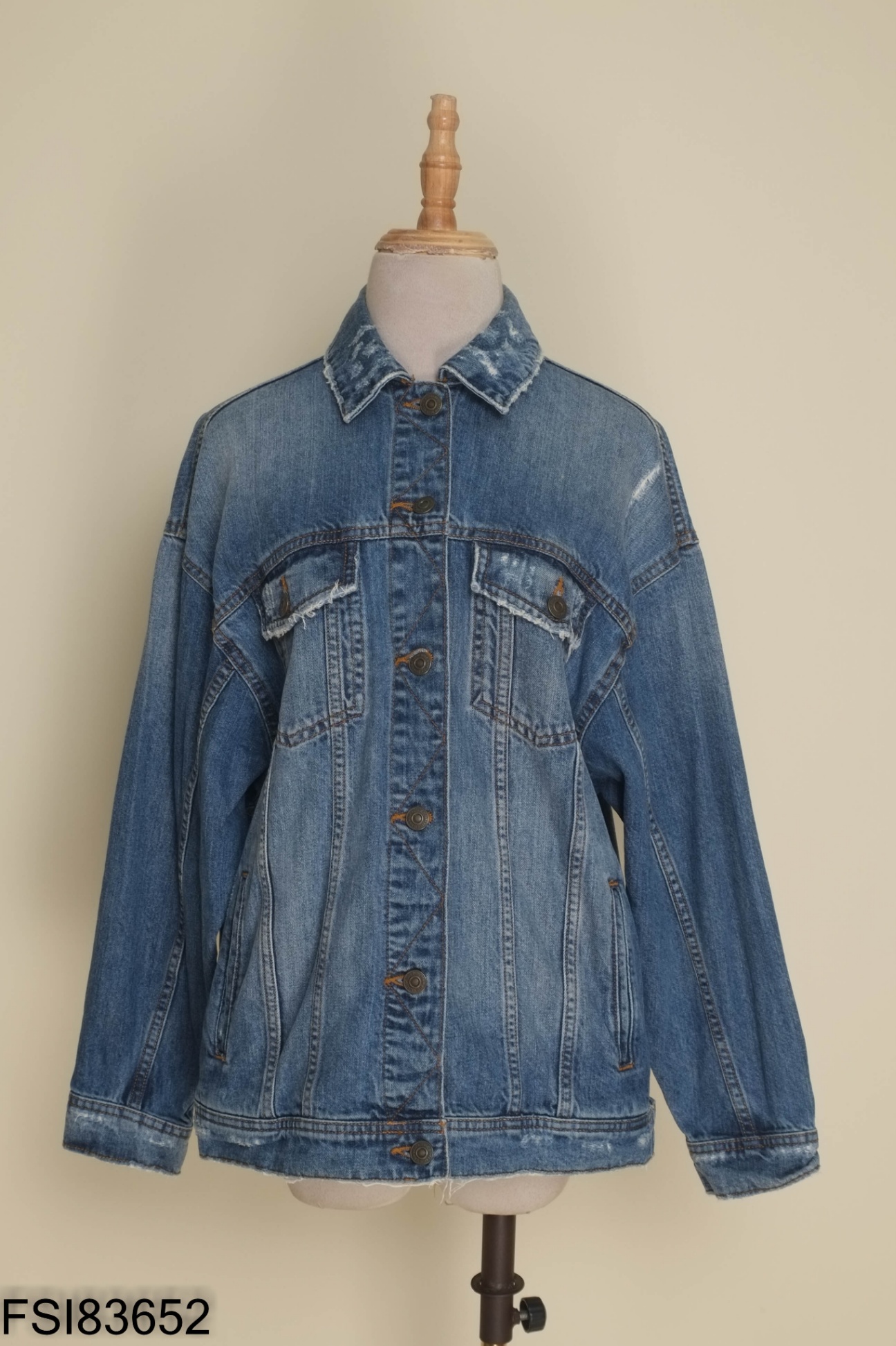 Áo khoác jeans xanh