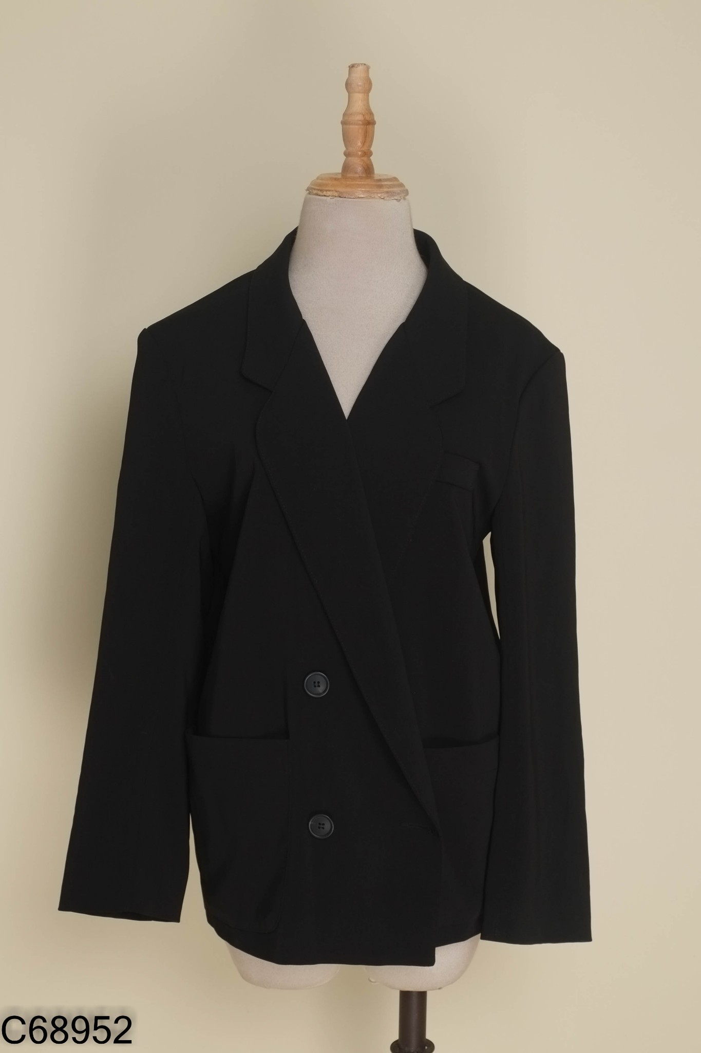Áo blazer đen