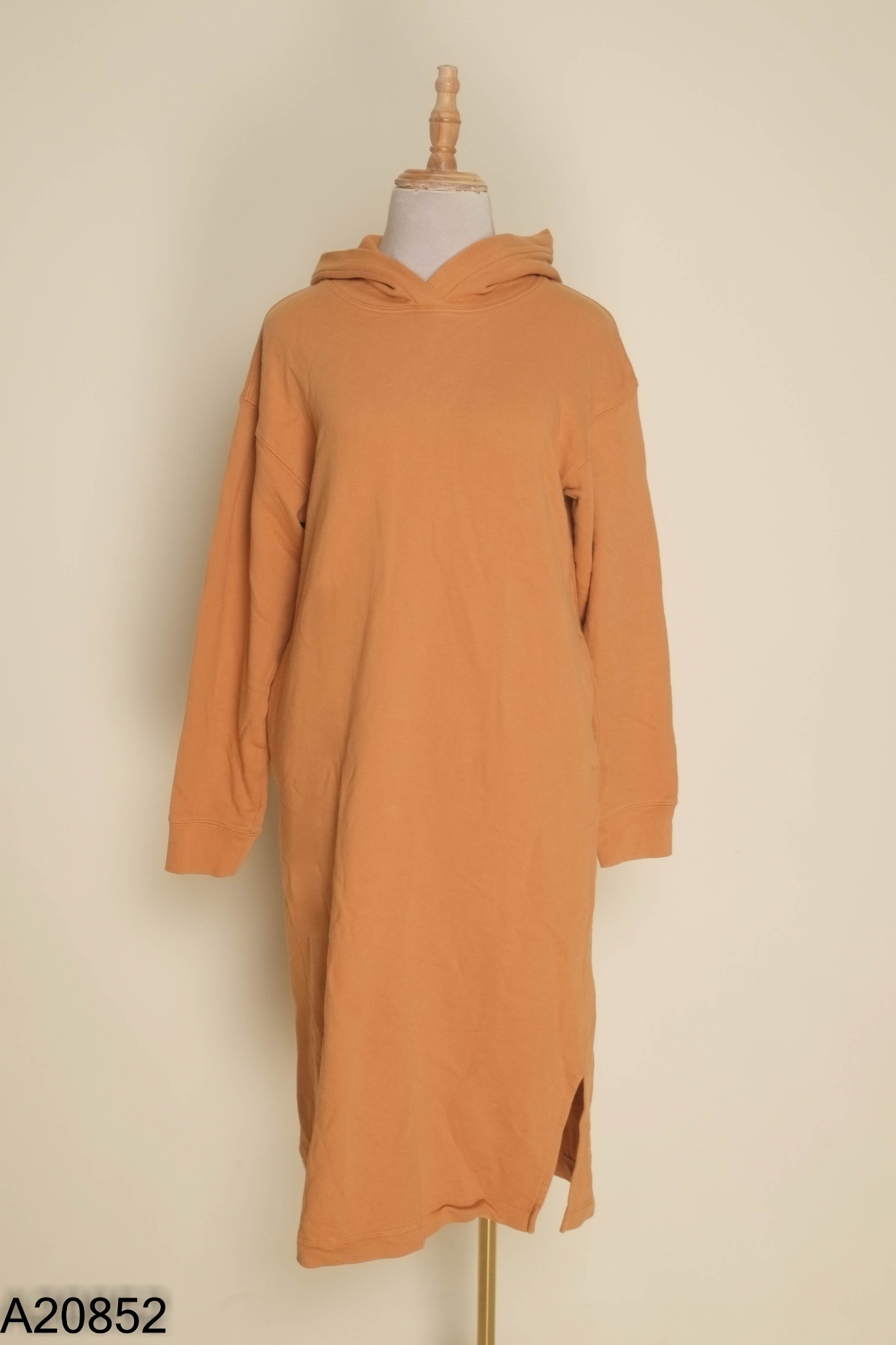 Váy hoodie UNIQLO nâu