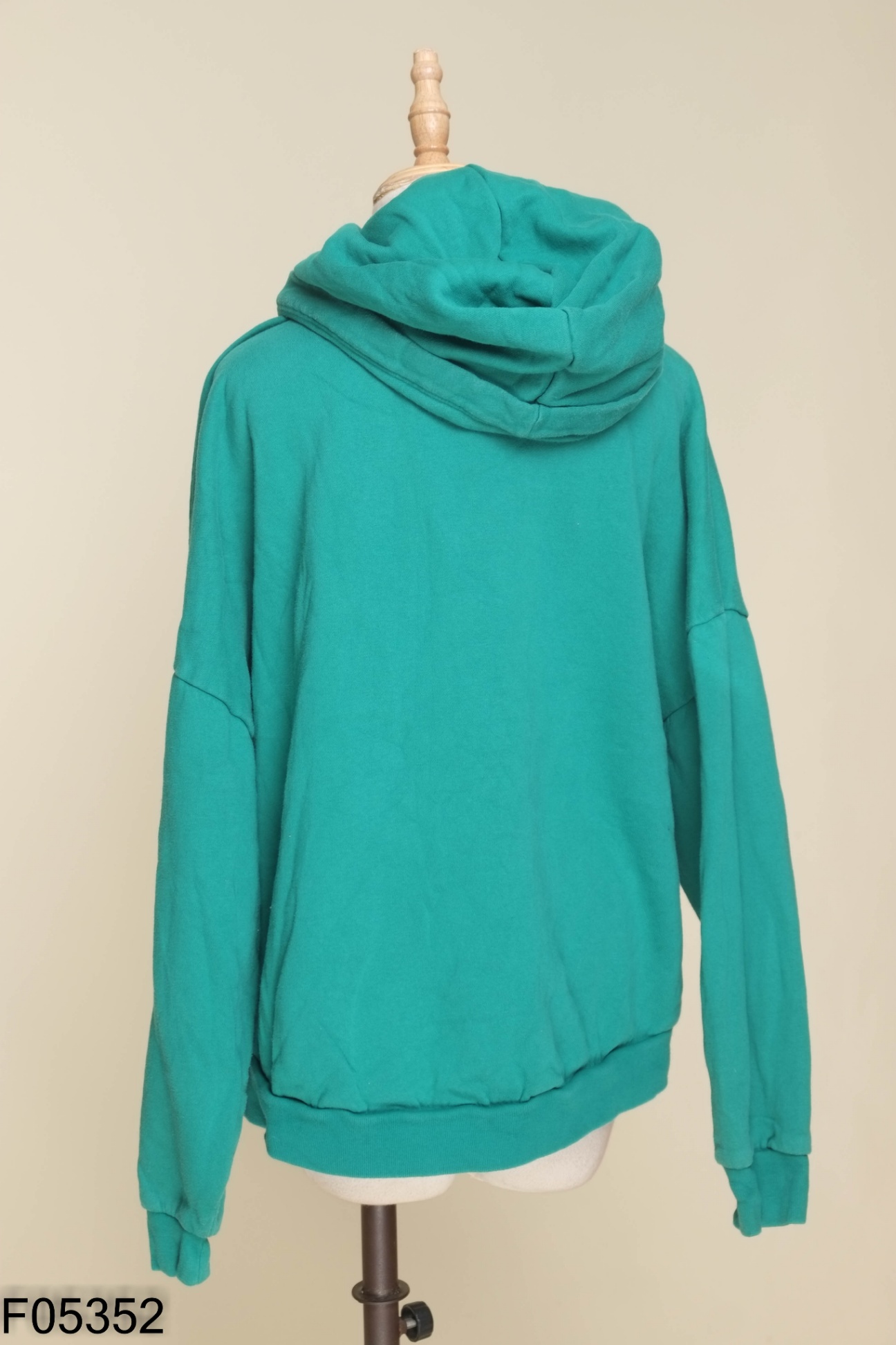 Áo hoodie Champion xanh trơn