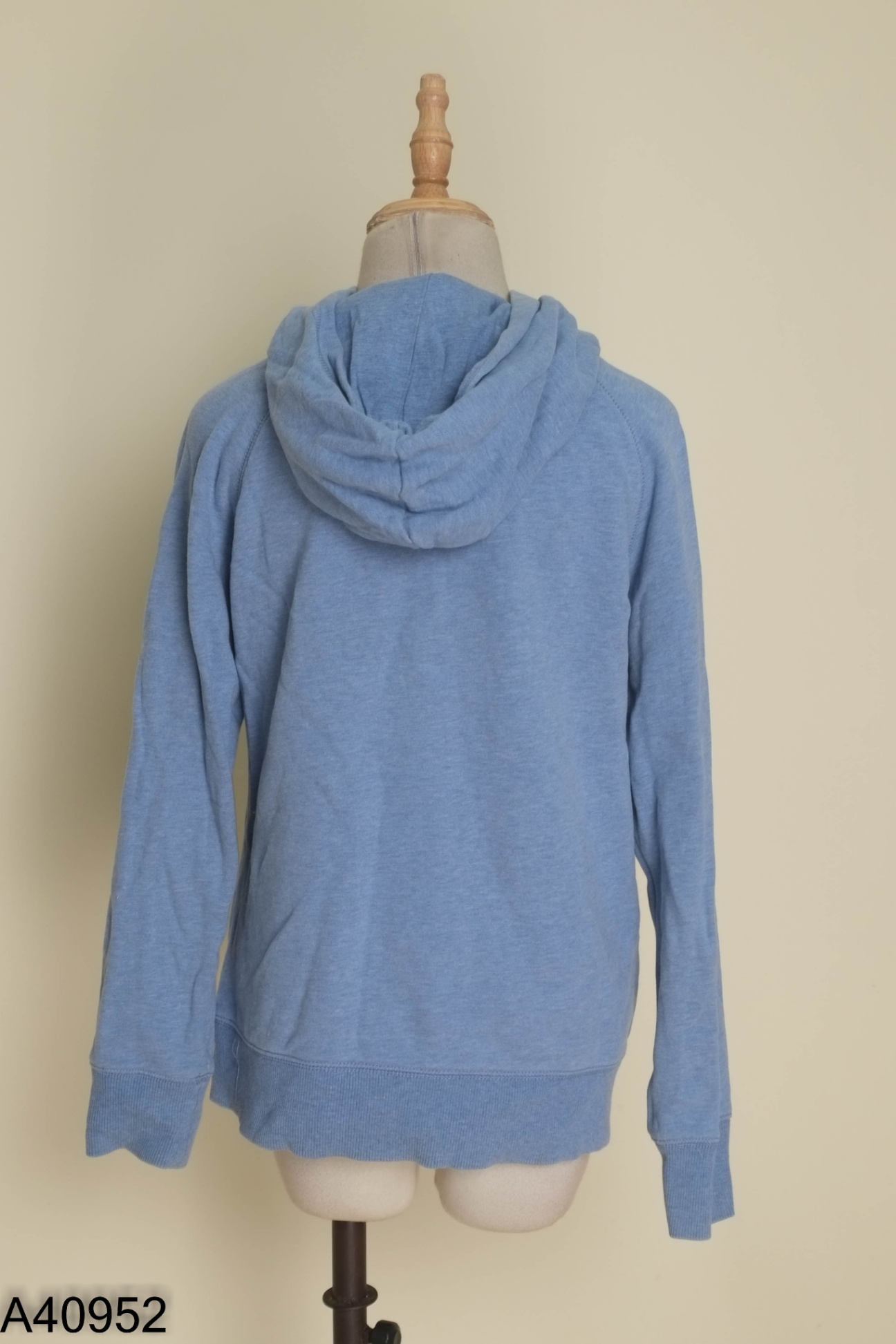 Áo hoodie xanh in gấu
