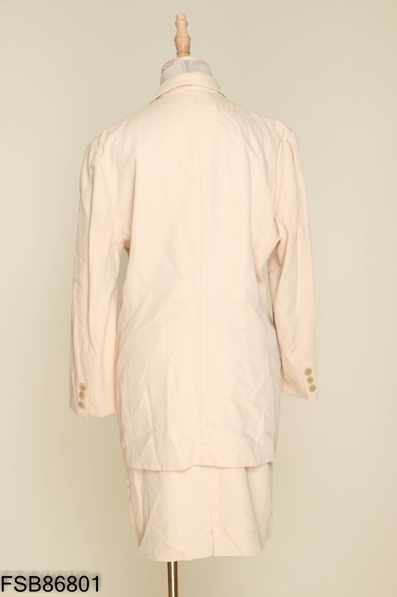 SET Blazer be trơn + chân váy