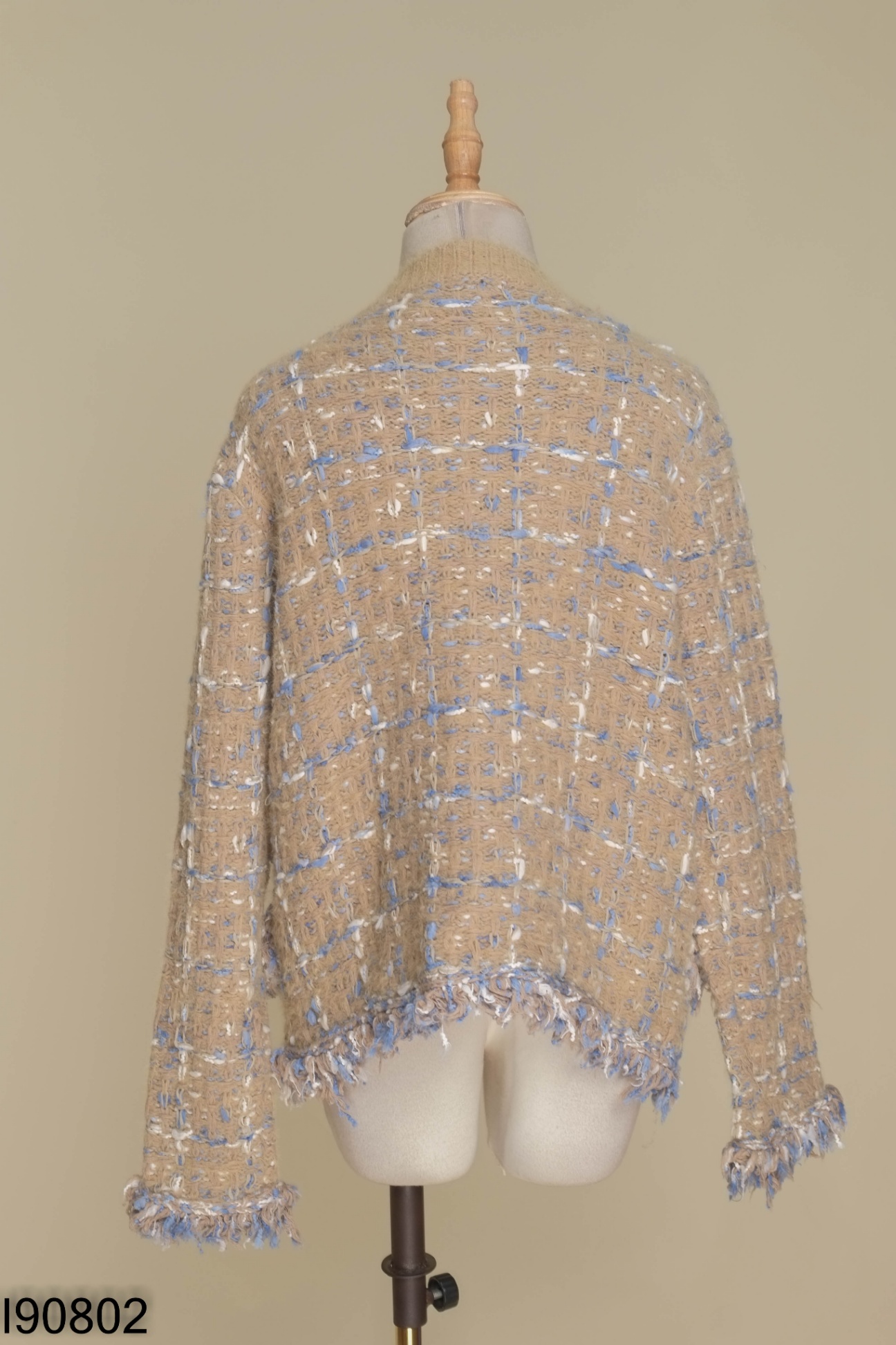 Áo len cardigan nâu MARIE phối cúc sáng