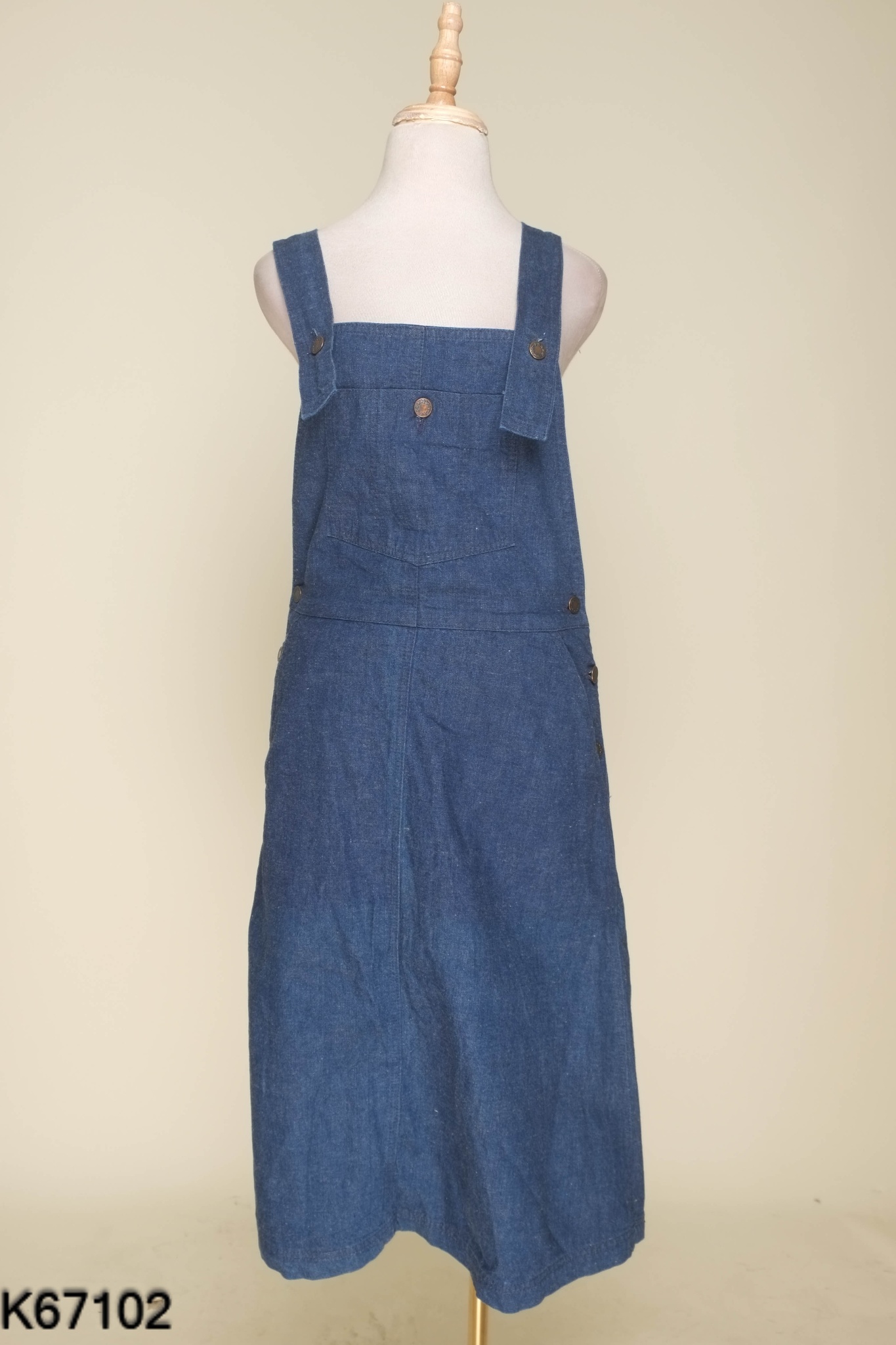 Yếm váy jeans xanh