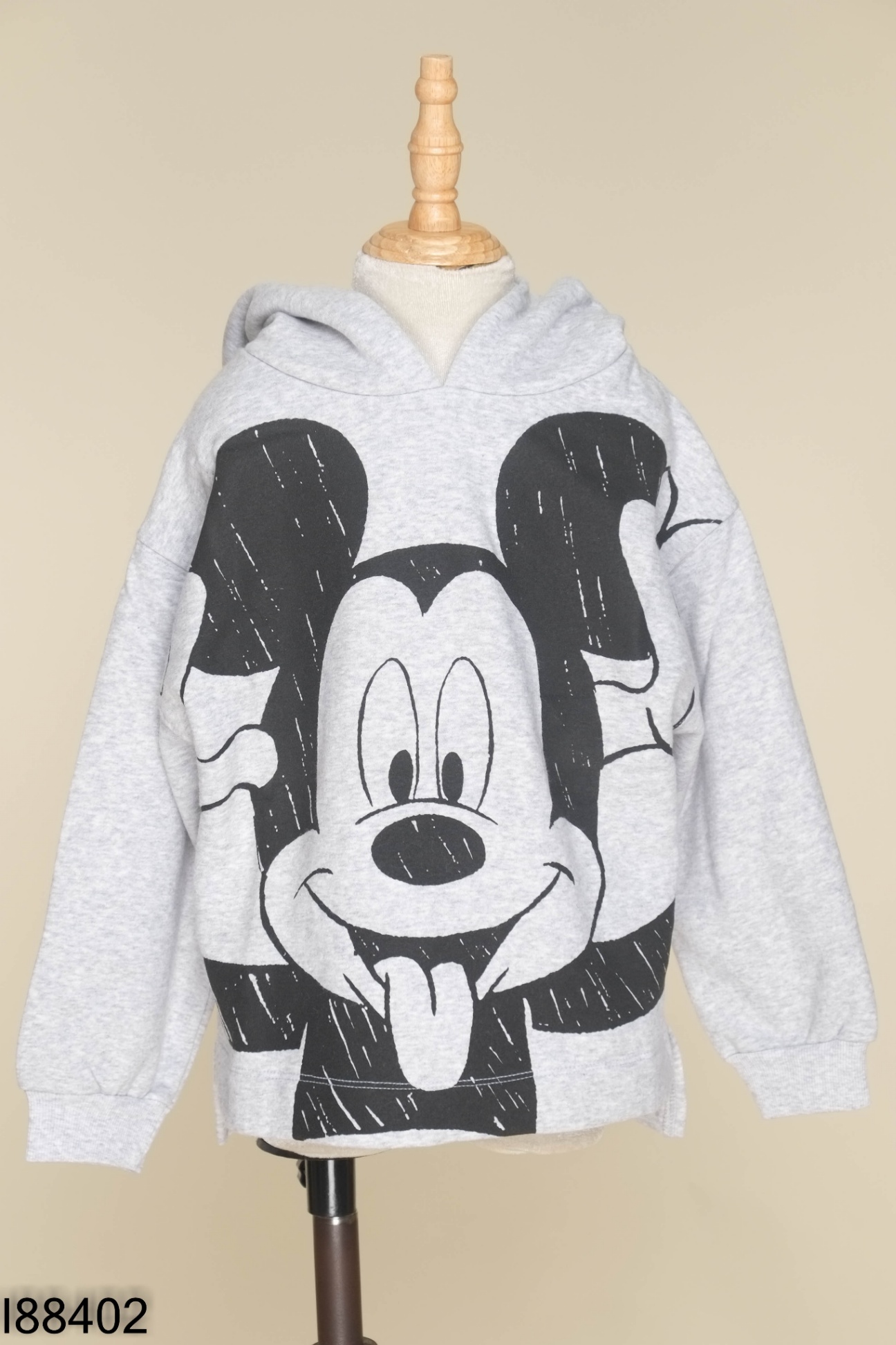 Áo nỉ xám in mickey KIDS