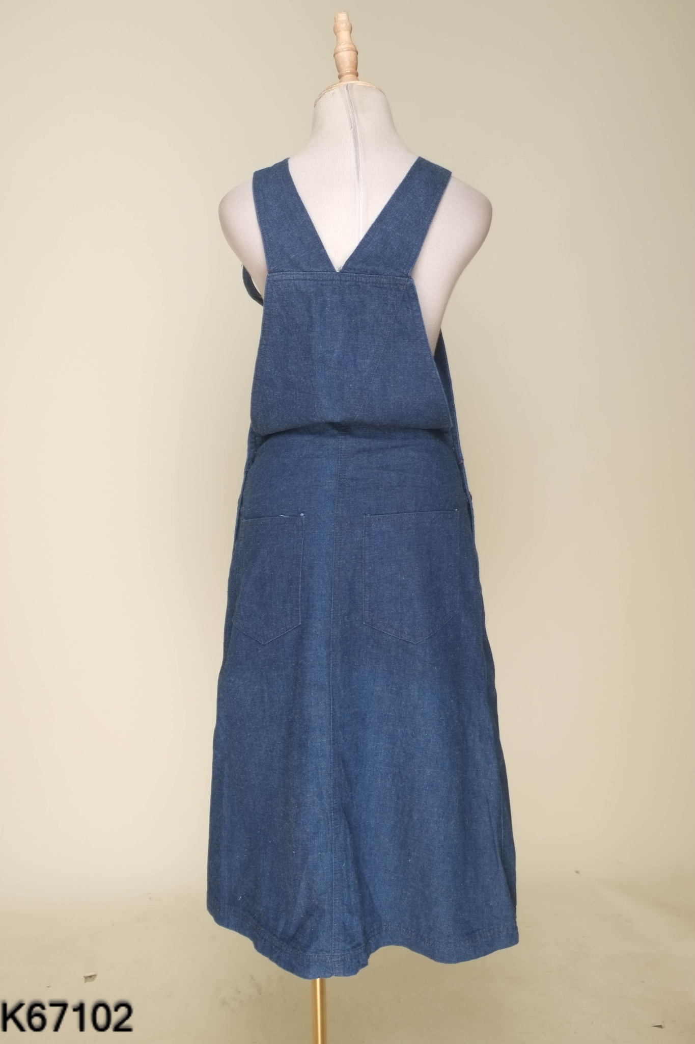 Yếm váy jeans xanh