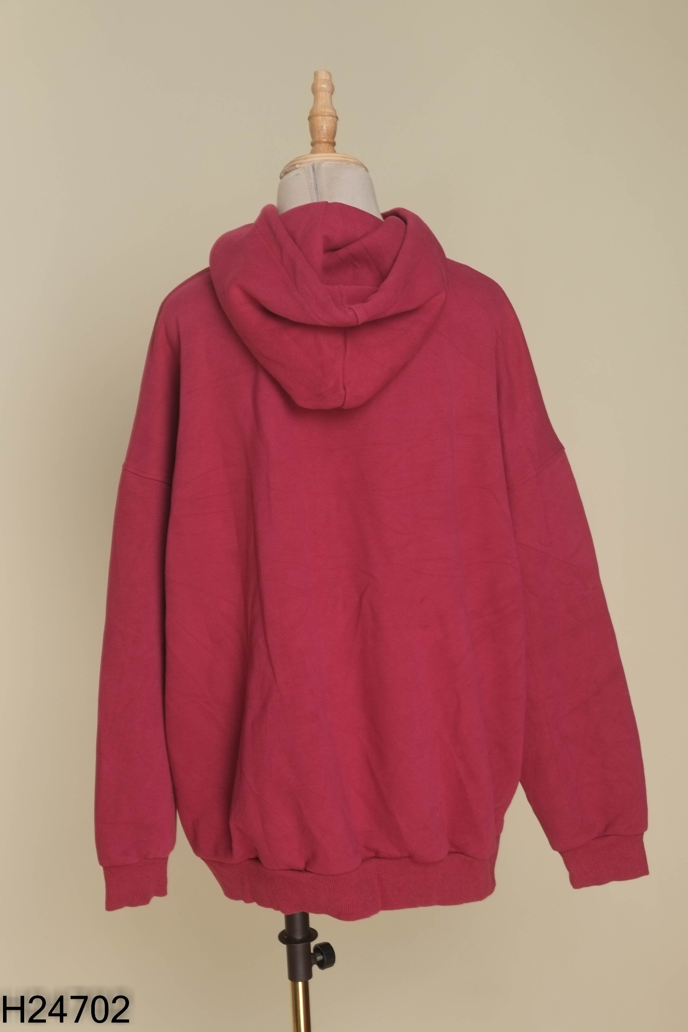 Áo hoodie nỉ tím in chữ