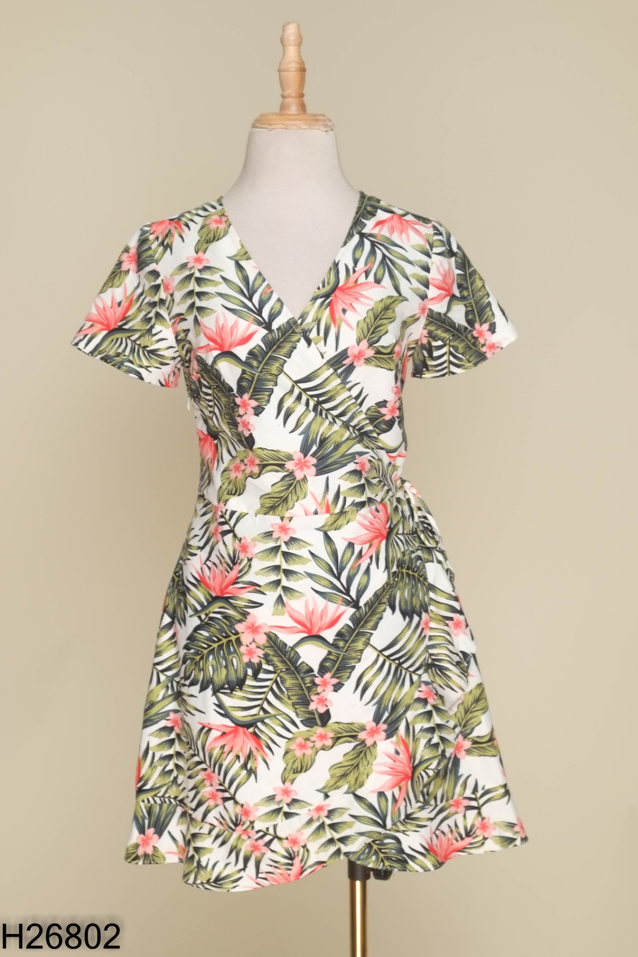 Váy be ADORE DRESS họa tiết xanh