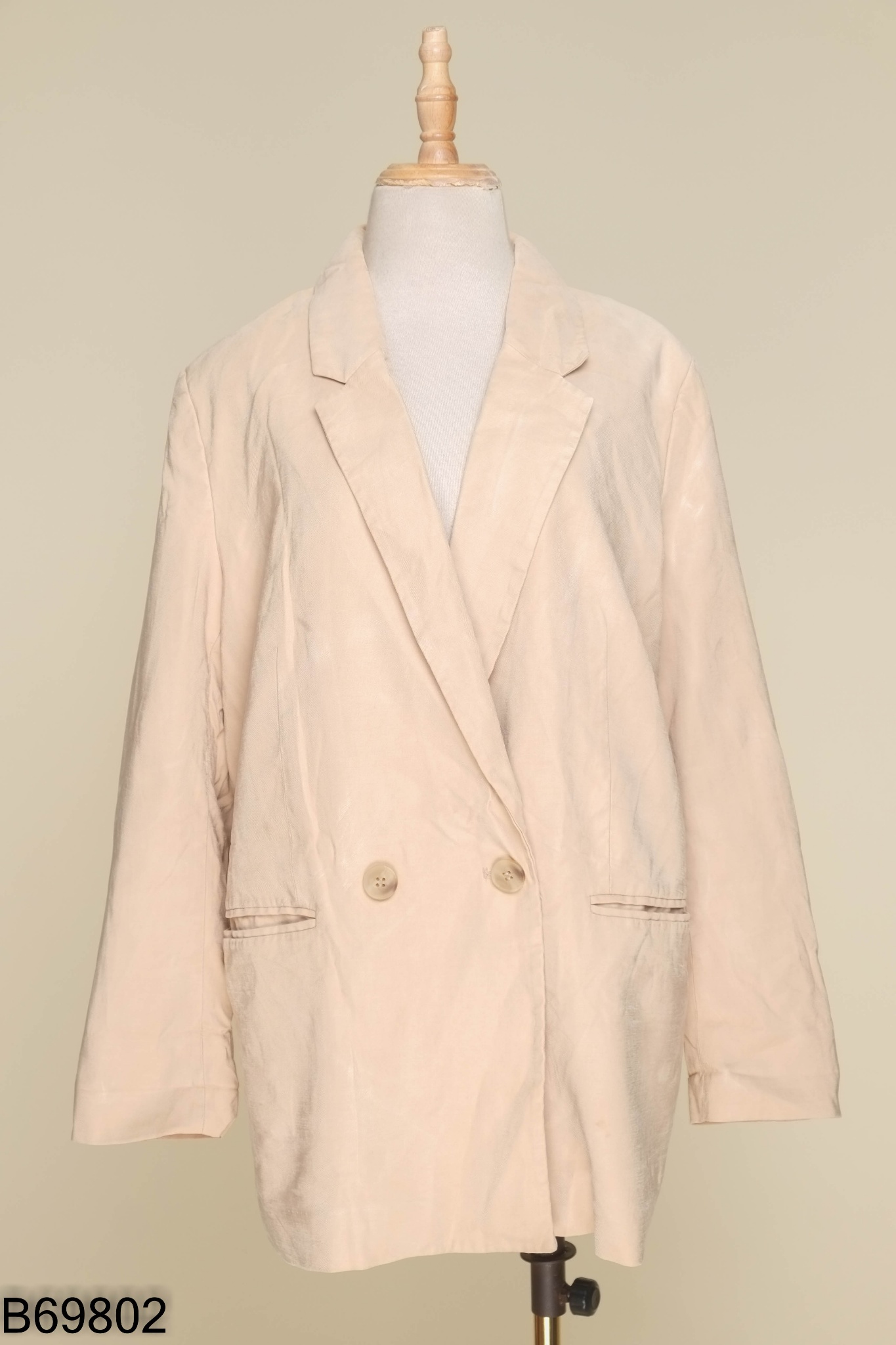 Áo blazer HM be trơn
