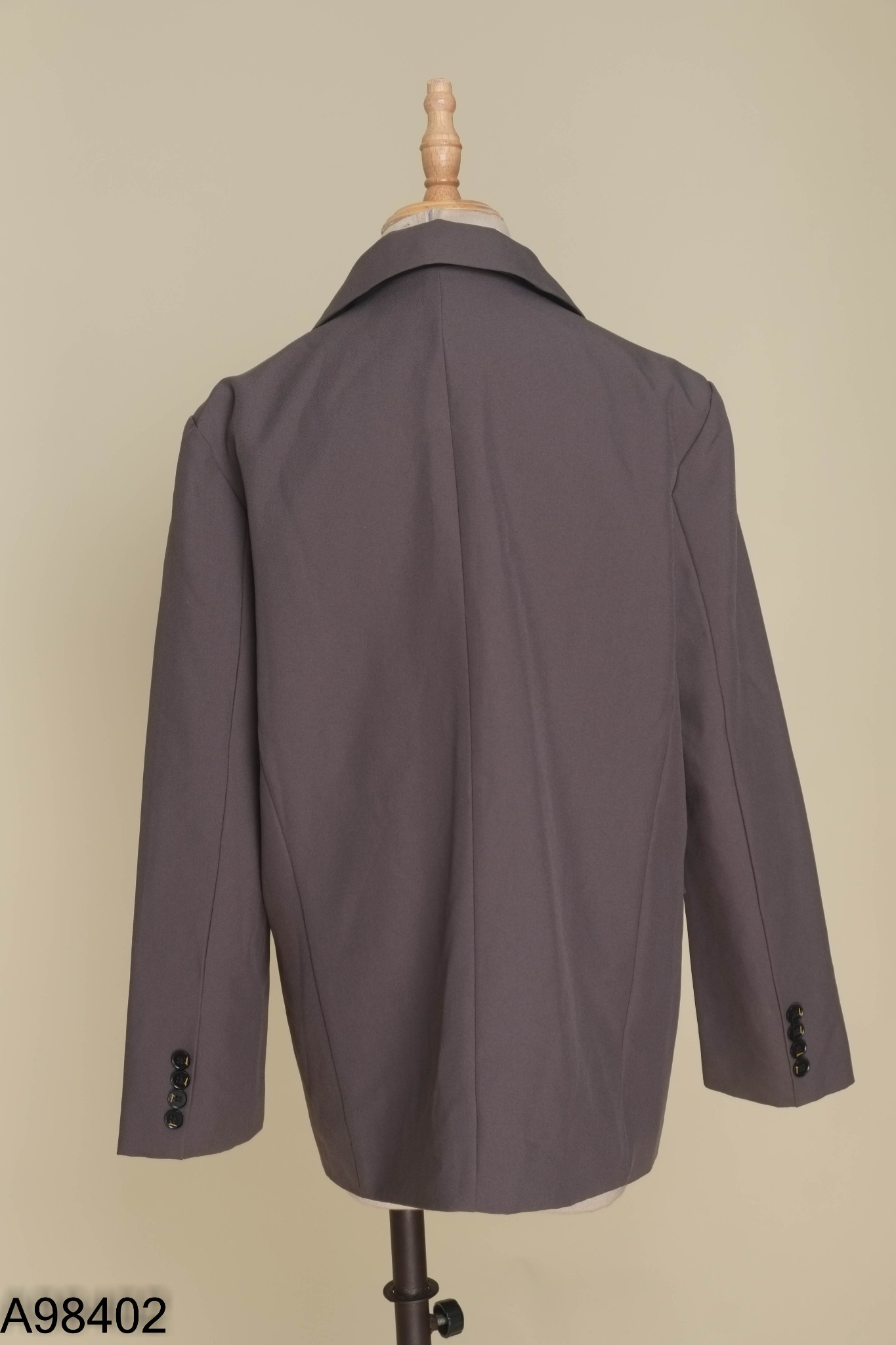 Áo khoác vest ghi