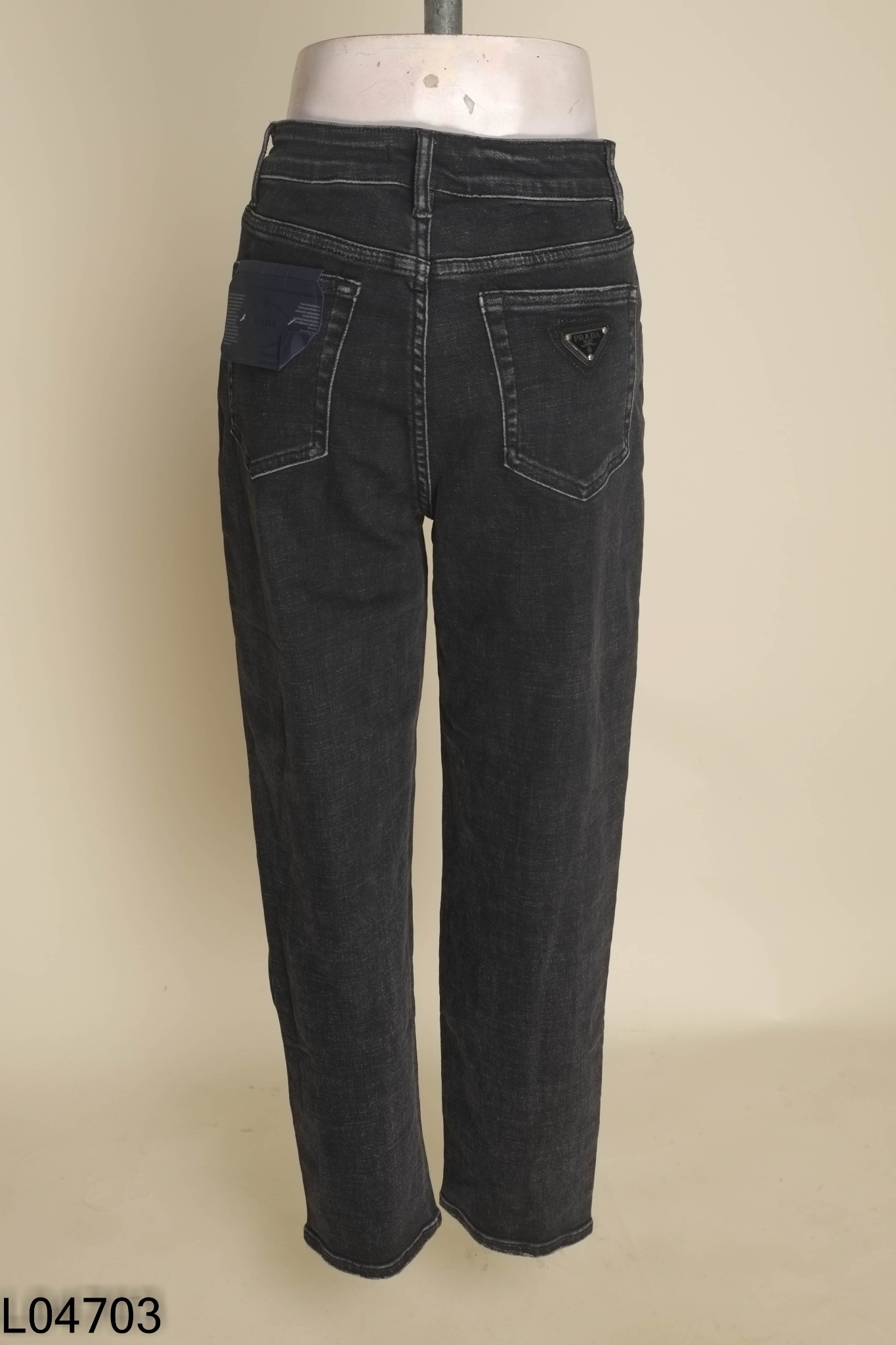 NEWTAG Quần jeans xám đen