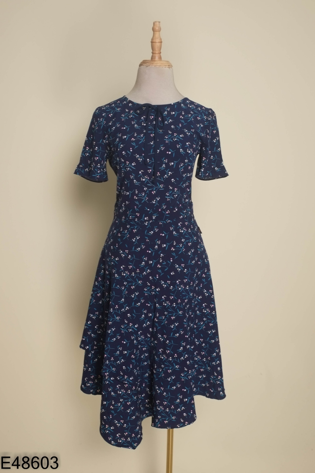Váy xanh than M OUTFIT họa tiết