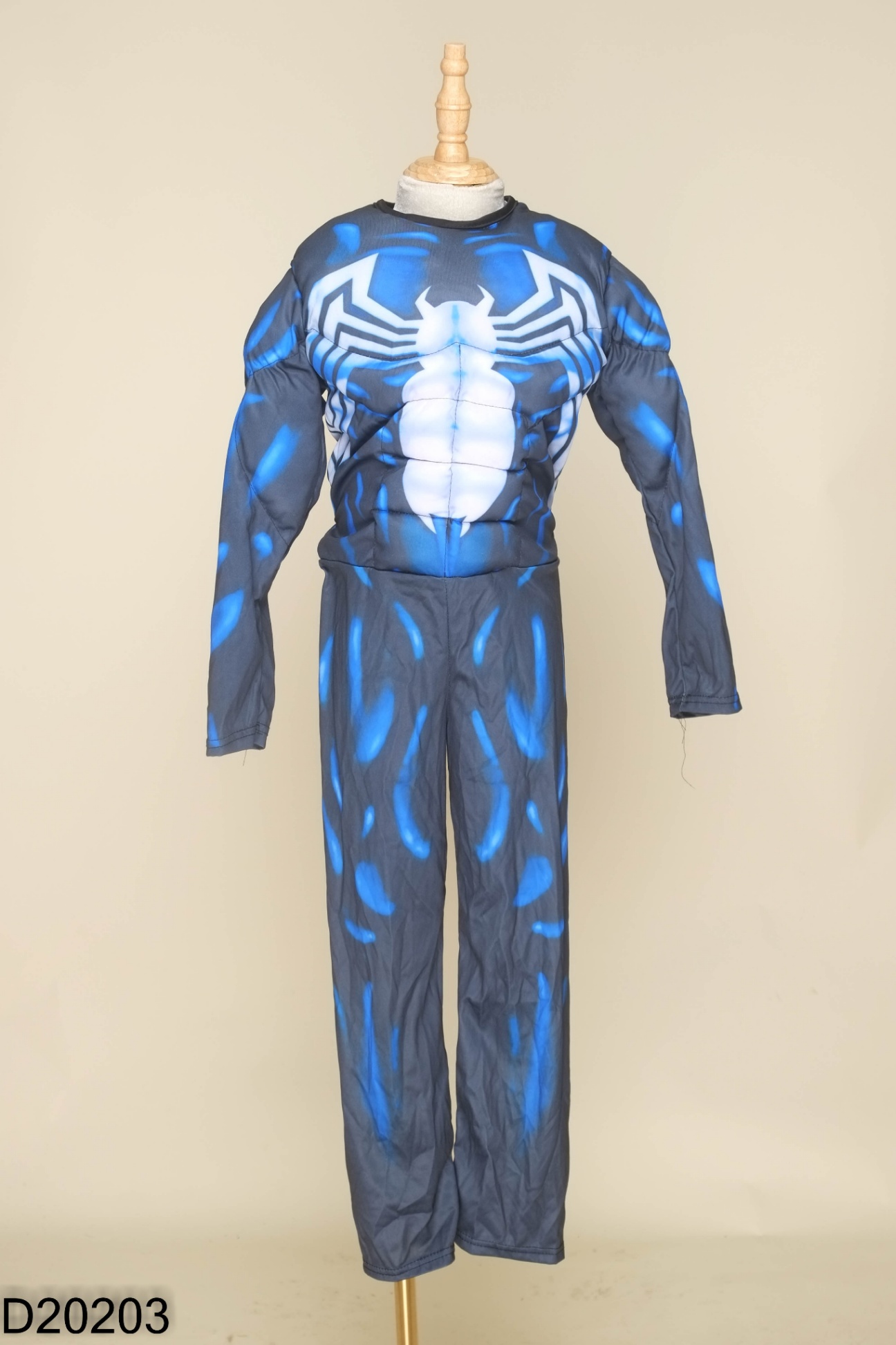 Bodysuits đen phối xanh kid