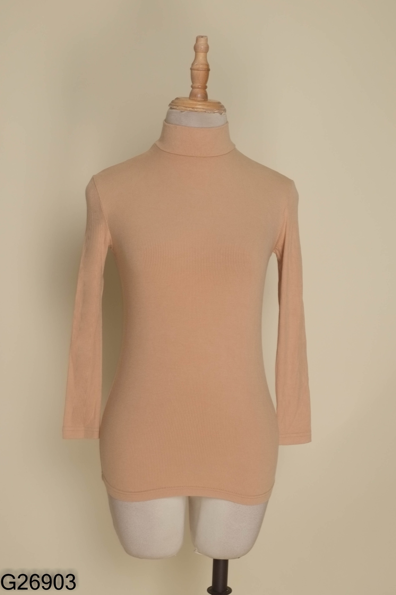 Áo ADORE DRESS nâu cổ cao