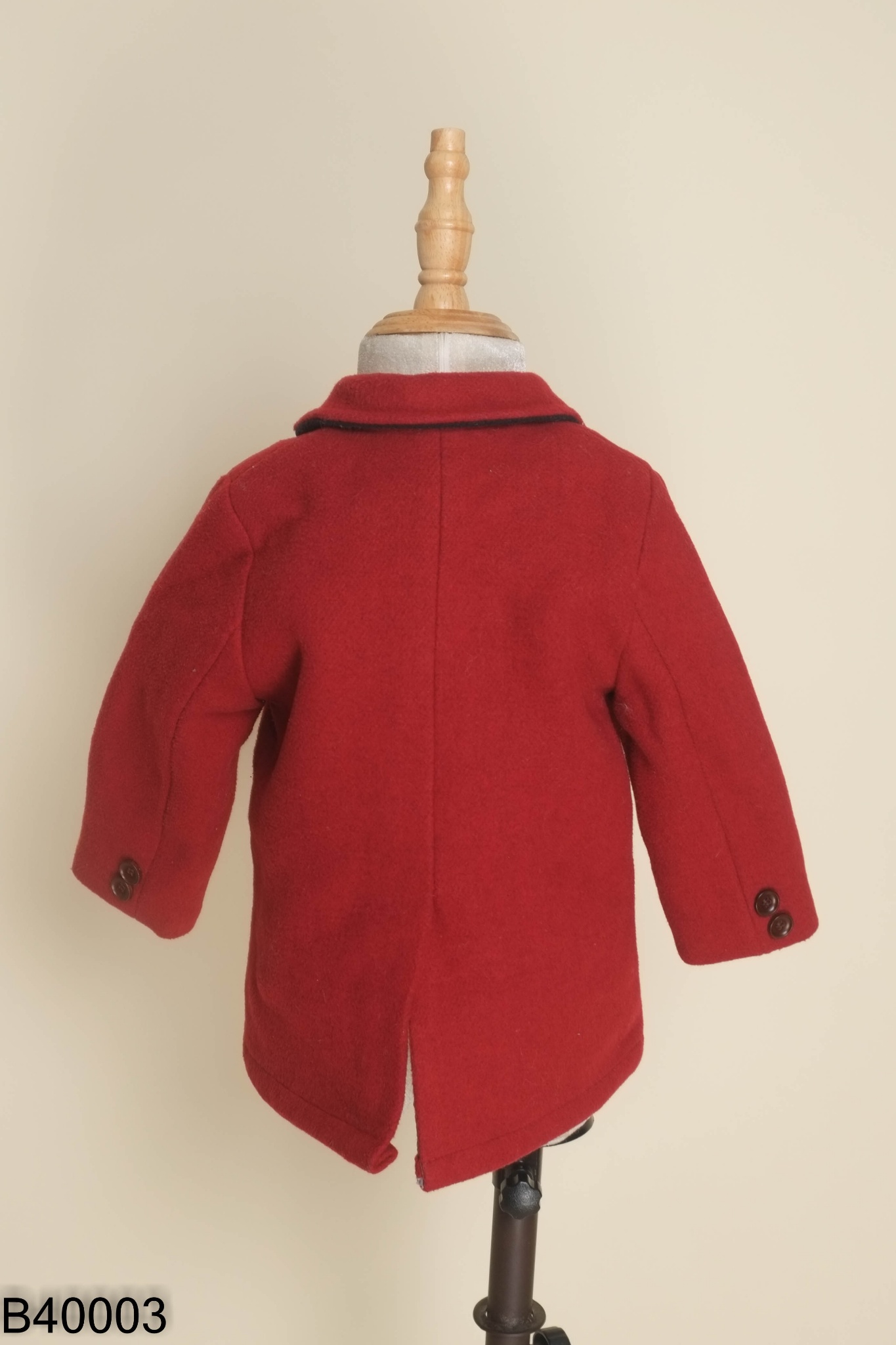 Áo khoác dạ đỏ KIDS