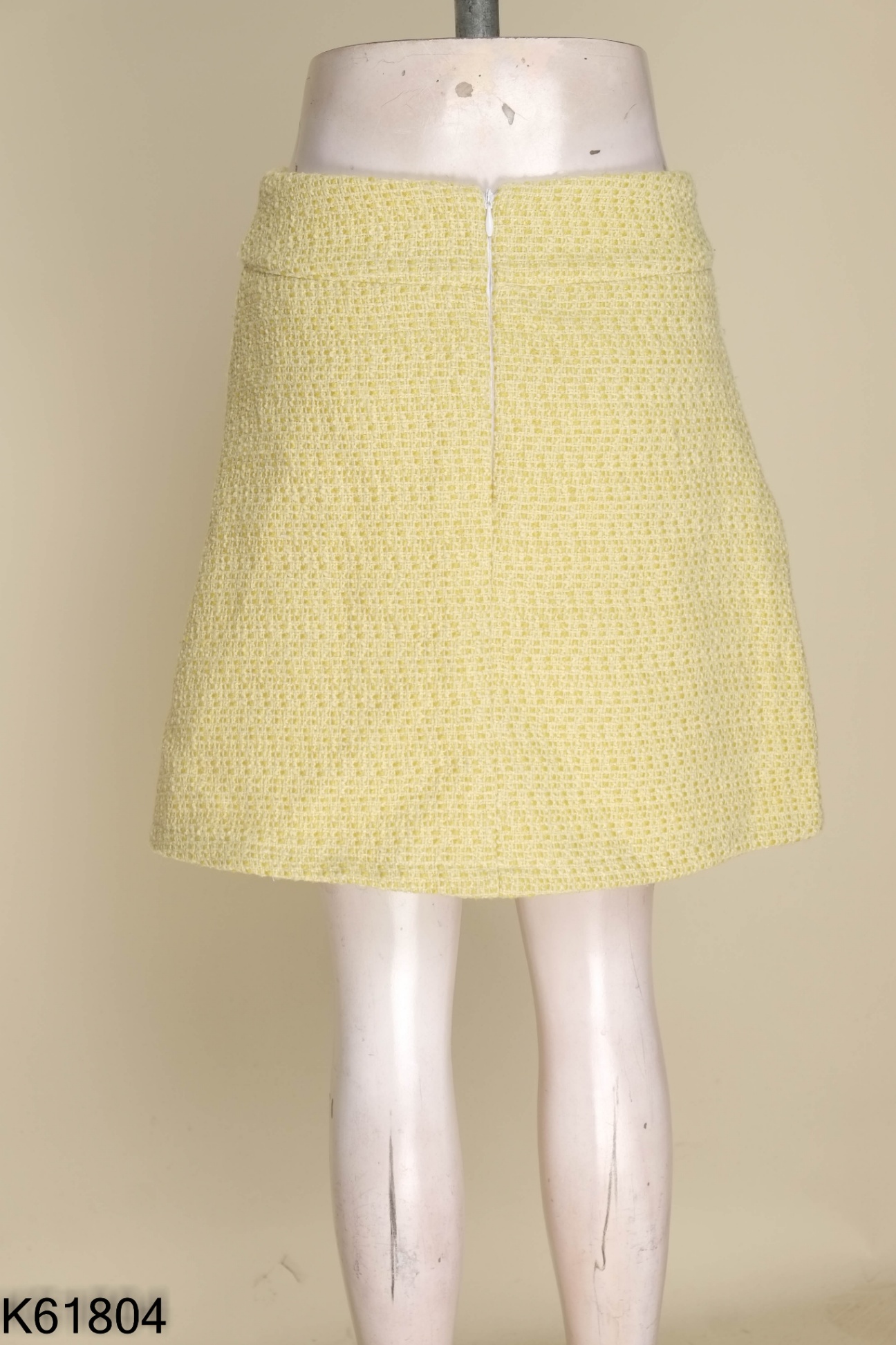 Chân váy dạ JOIE DES ROSES vàng đính đá