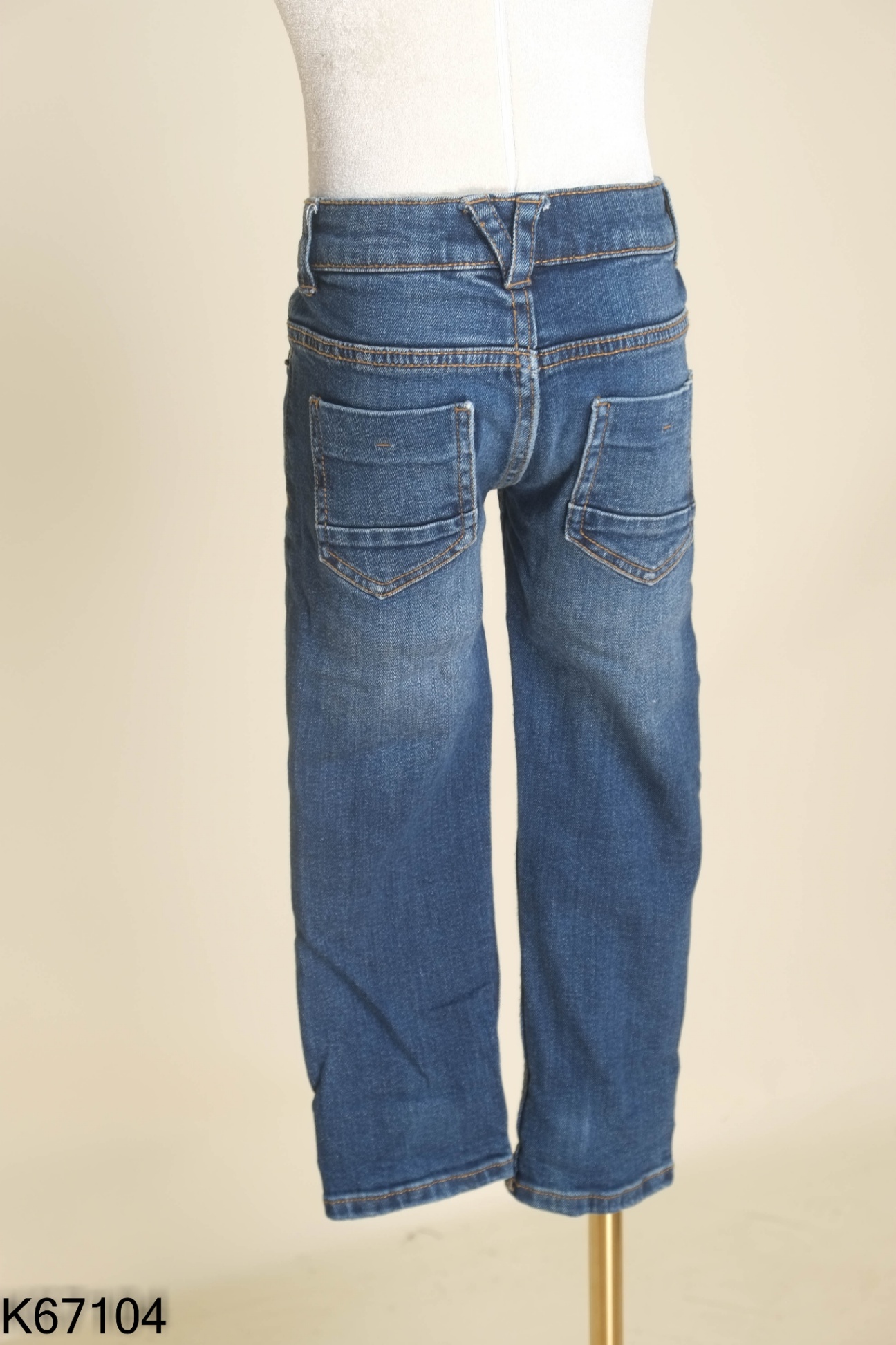 Quần jeans xanh trơn KIDS