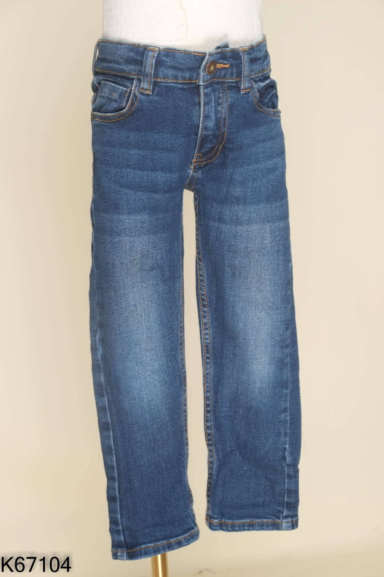 Quần jeans xanh trơn KIDS