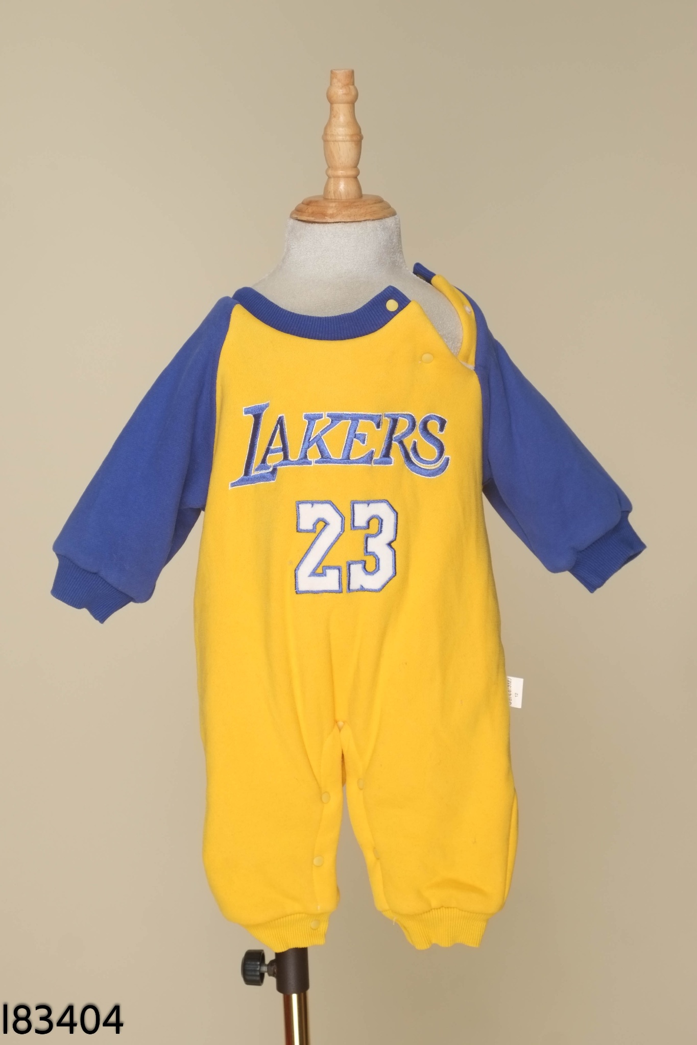 Jumpsuits nỉ vàng mix xanh họa tiết KIDS