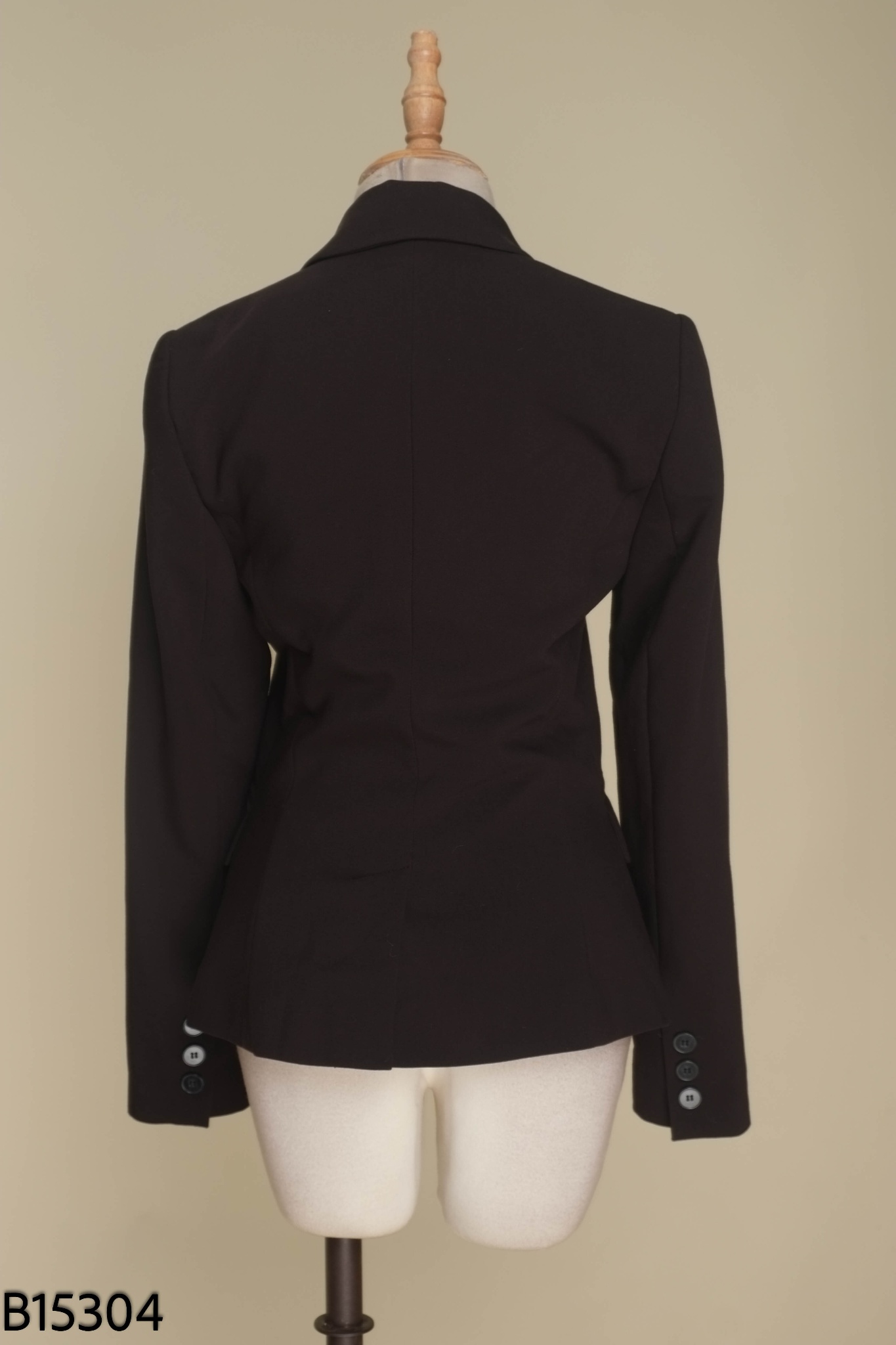 Áo blazer MANGO đen trơn