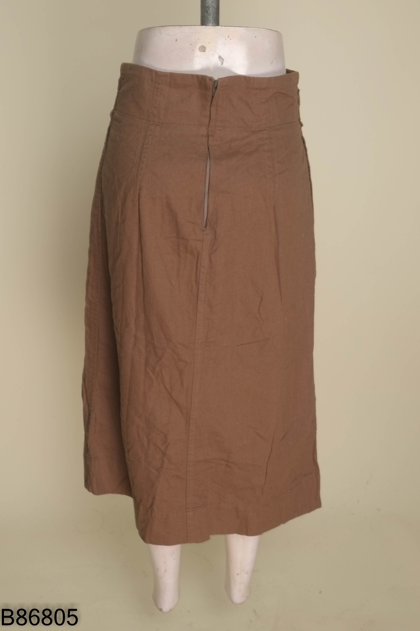 Chân váy kaki xanh trơn