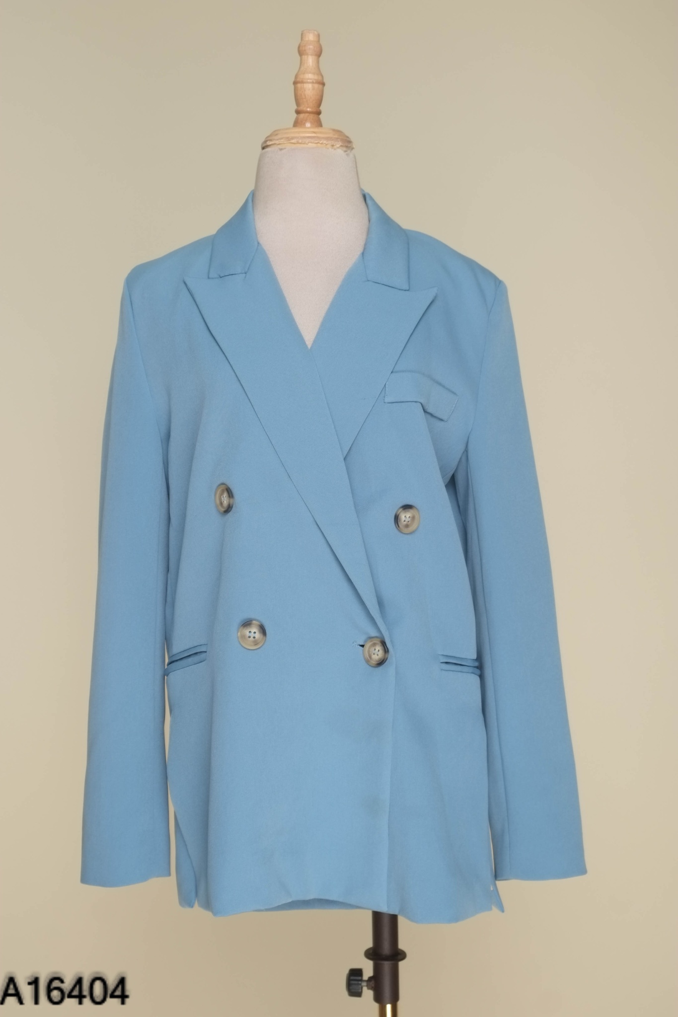 Áo blazer xanh 4 cúc