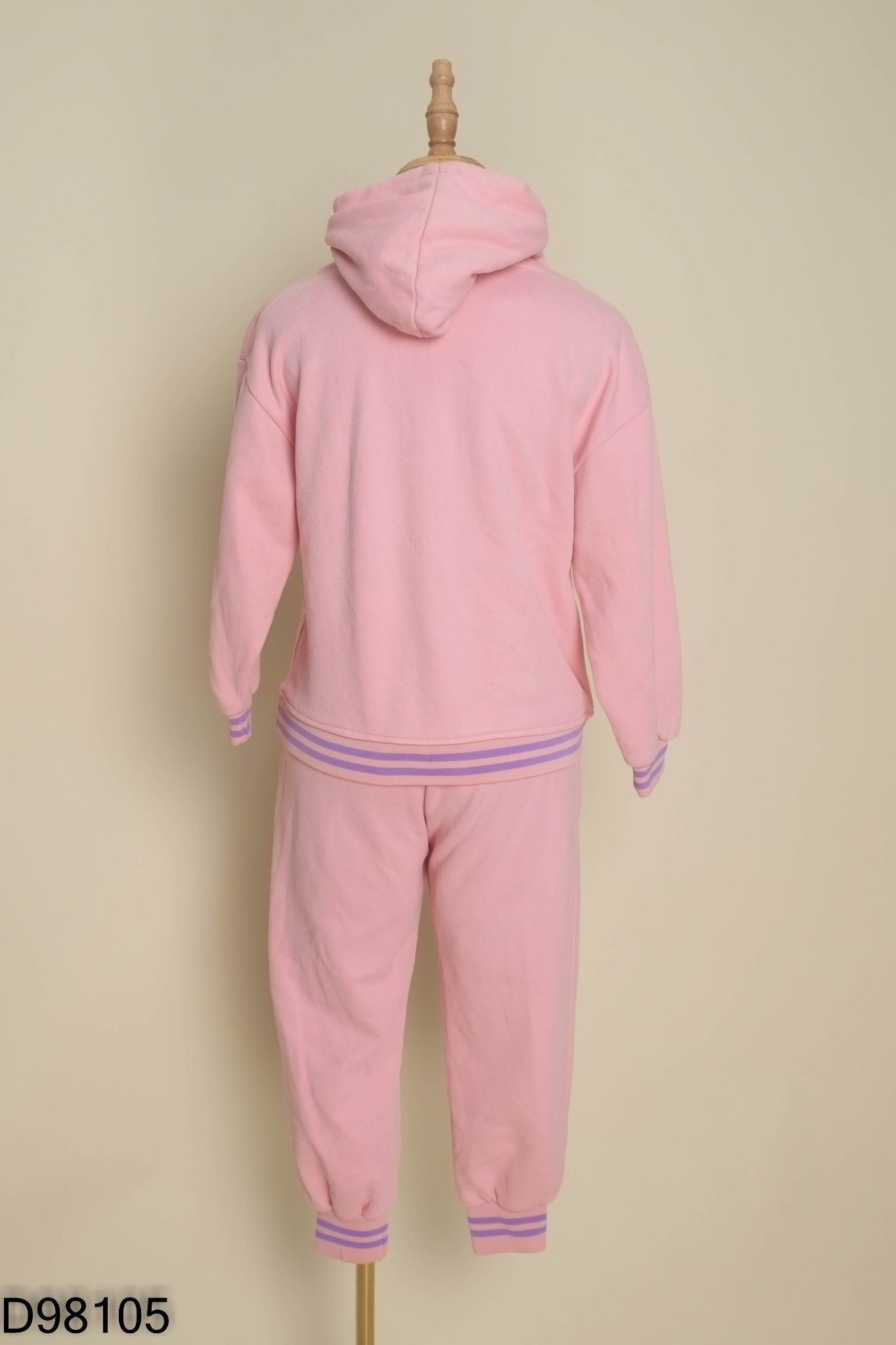 Set áo + quần nỏ hồng viền tím KIDS