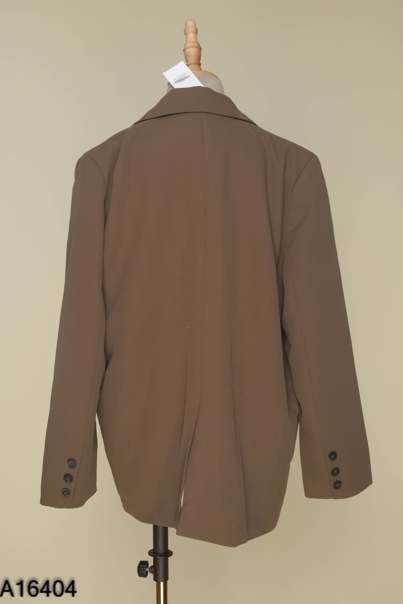 Áo blazer nâu đậm 2 cúc