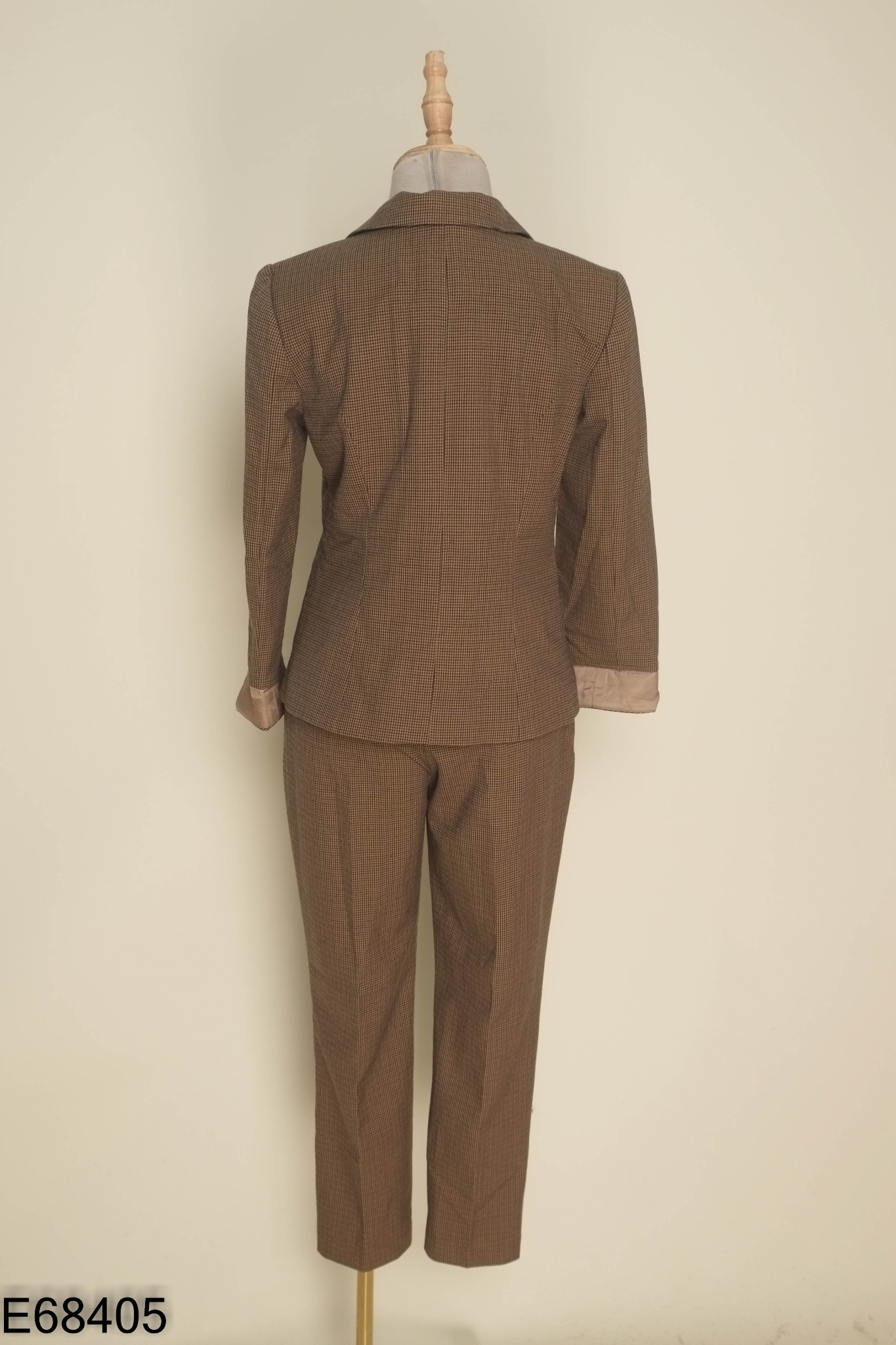 Set Áo blazers nâu đen + quần