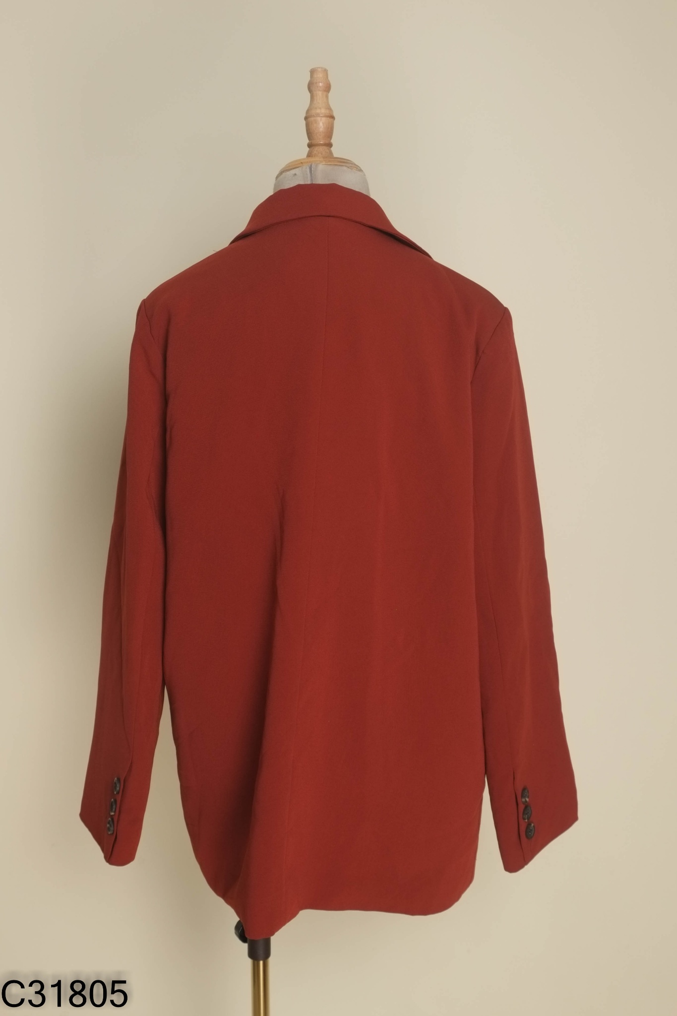 Áo blazer đỏ cam