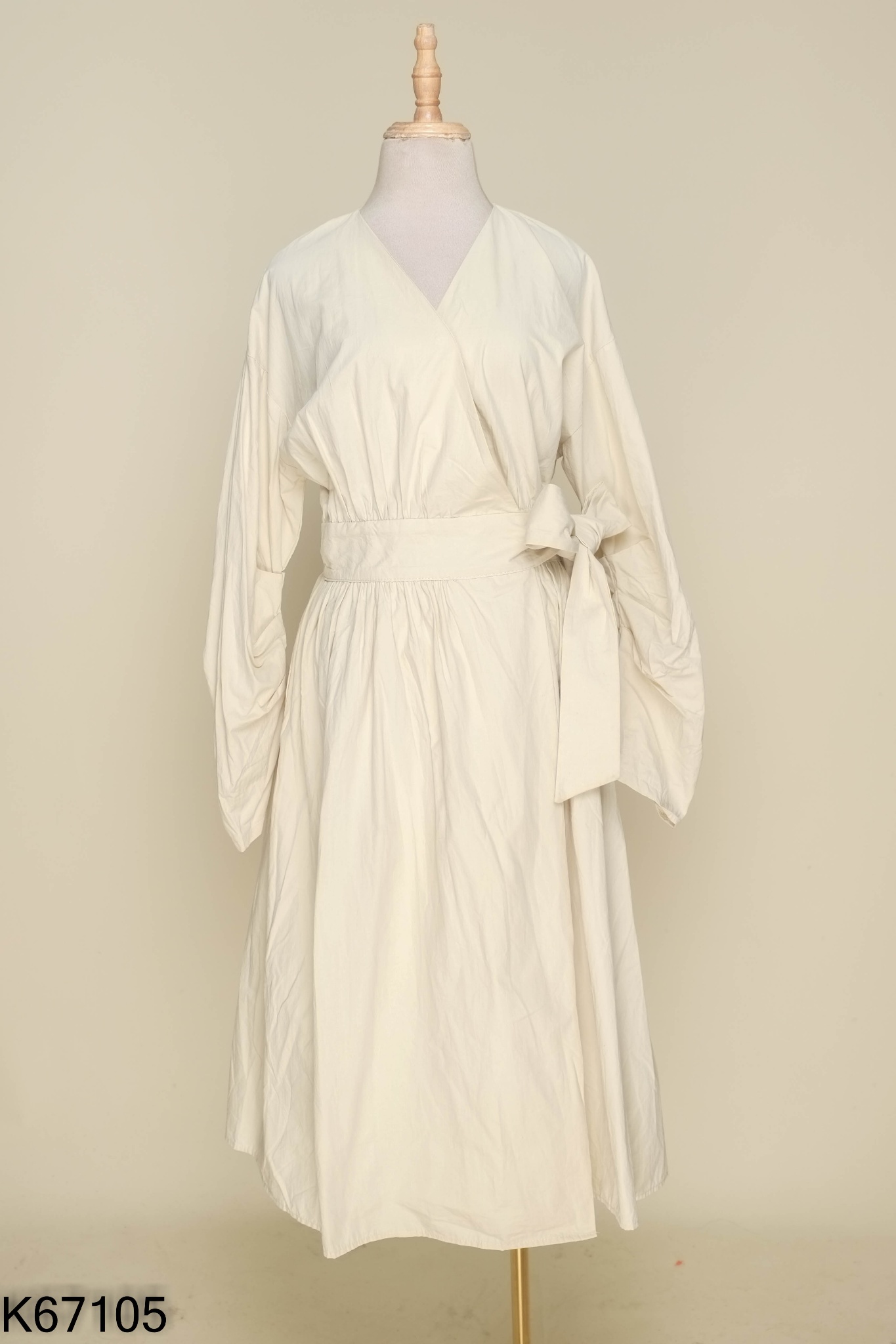 Váy MODERN xanh buộc dây eo