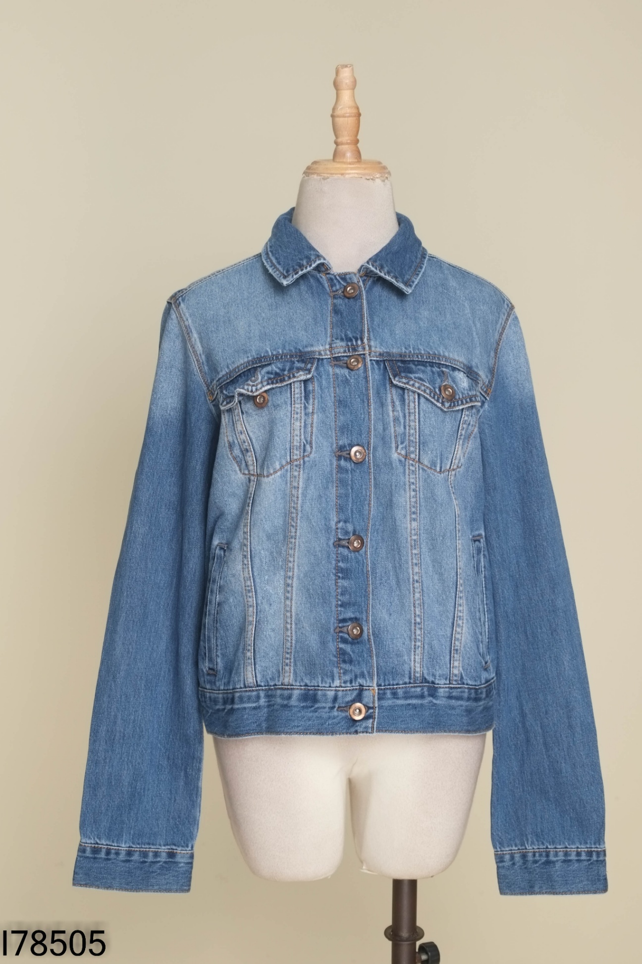 Áo khoác jean FOREVER 21 xanh