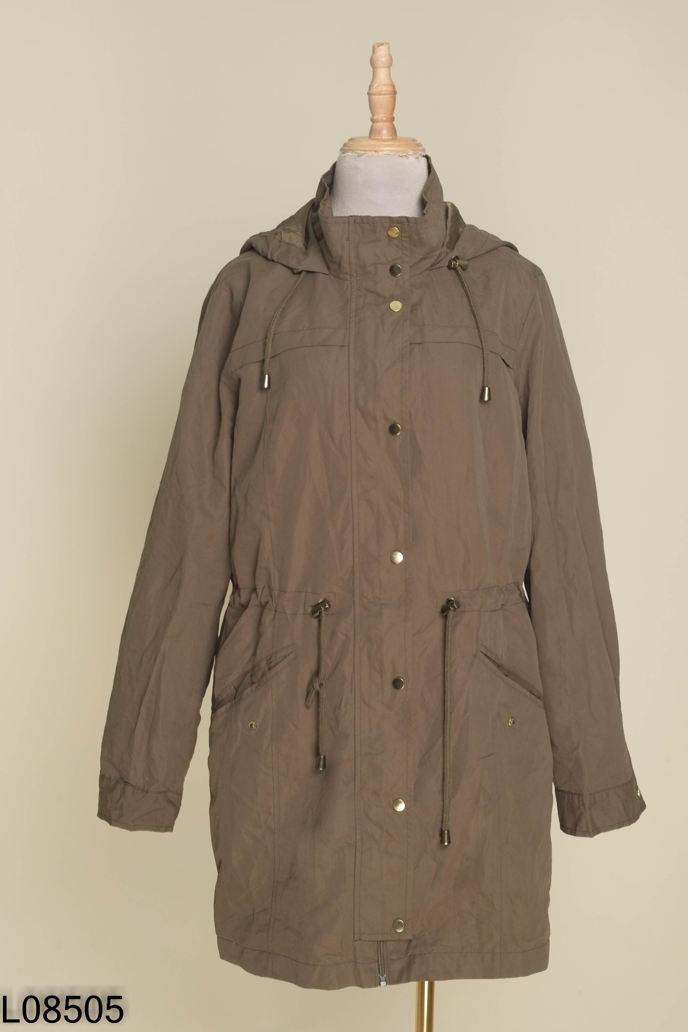 Áo khoác dù VERO MODA xanh rêu dài