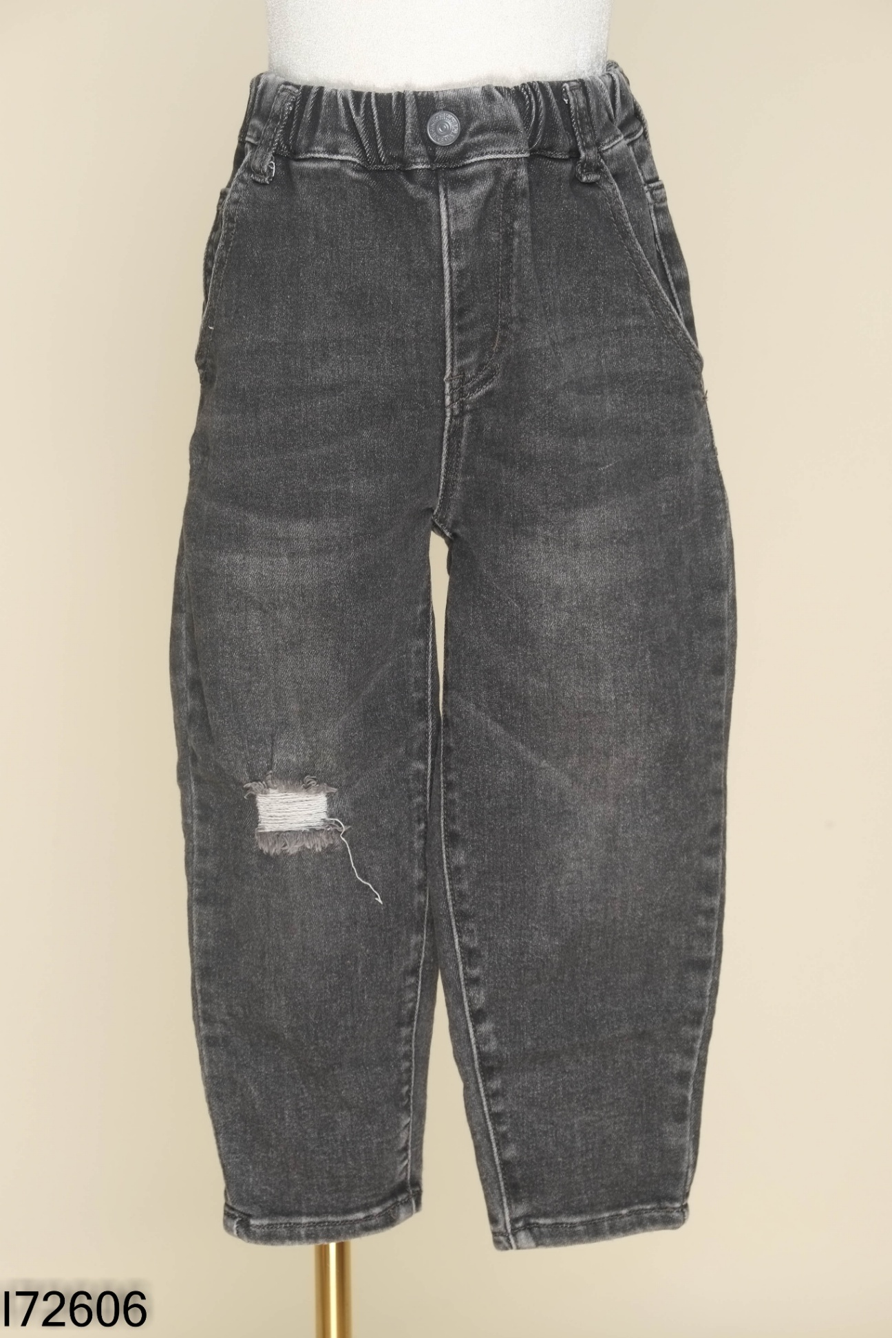 Quần jeans xám rách KIDS
