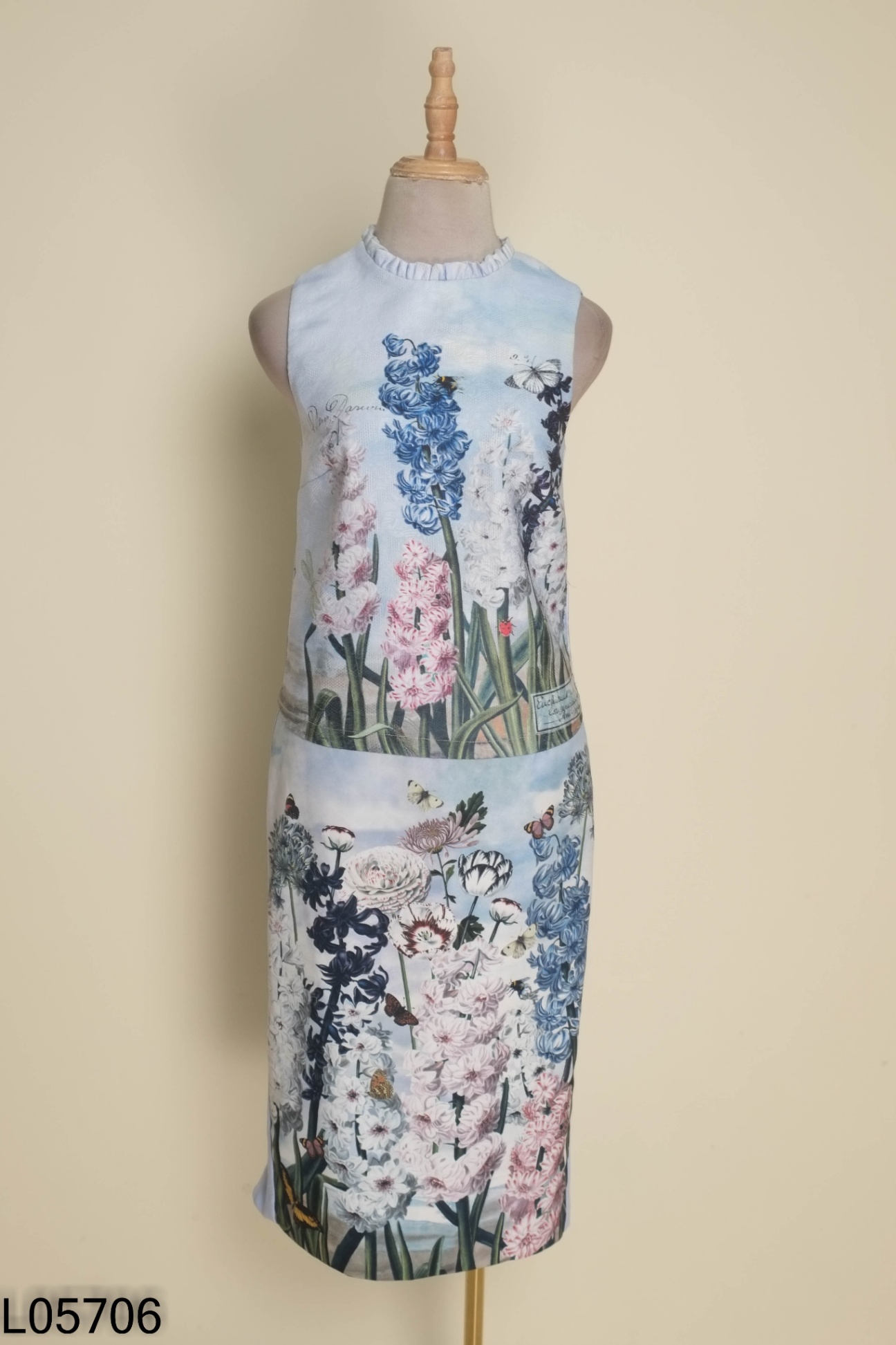 Set Áo OASIS xanh hoa + chân váy