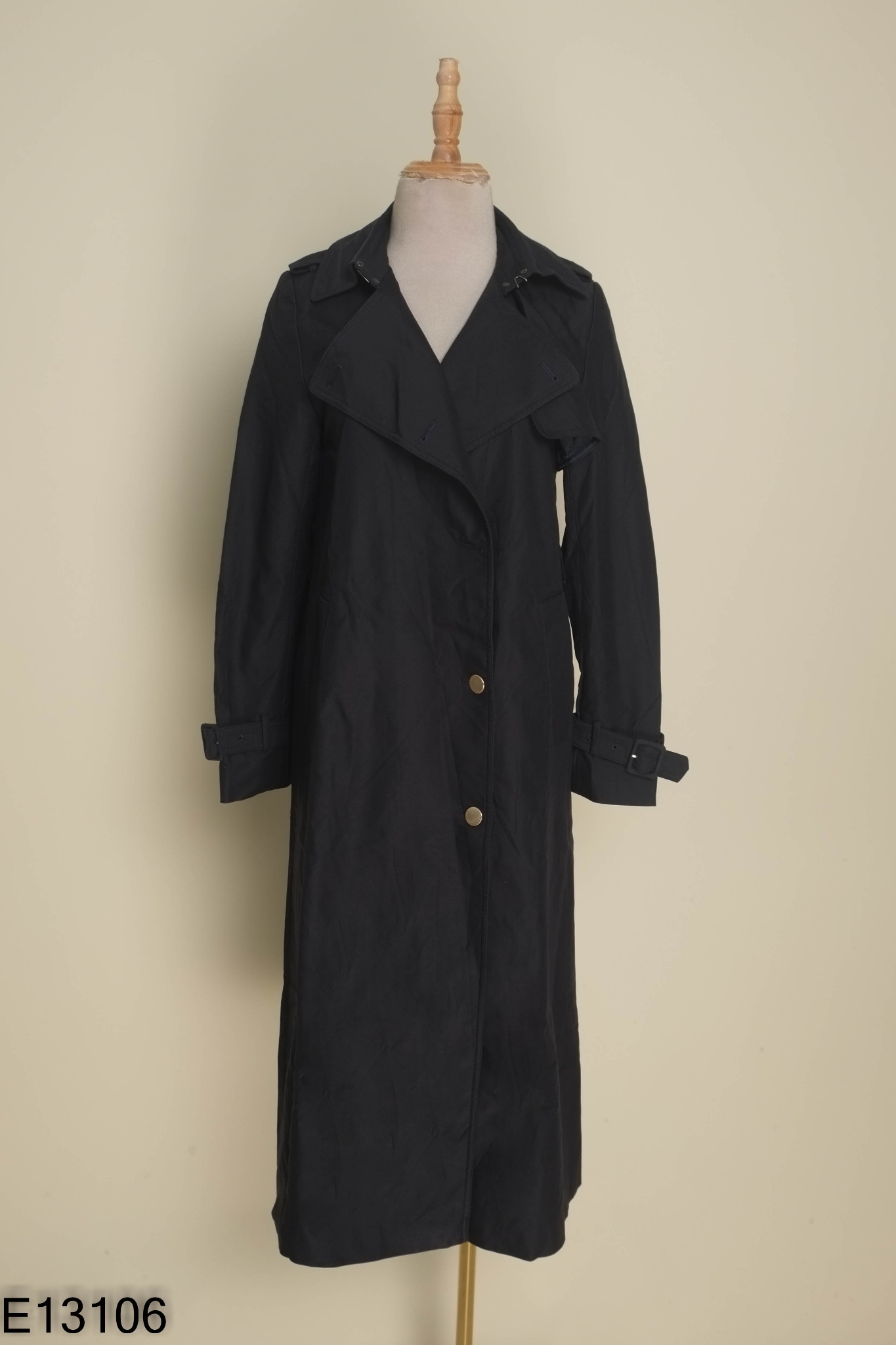 Áo mangto ESONS xanh cổ vest