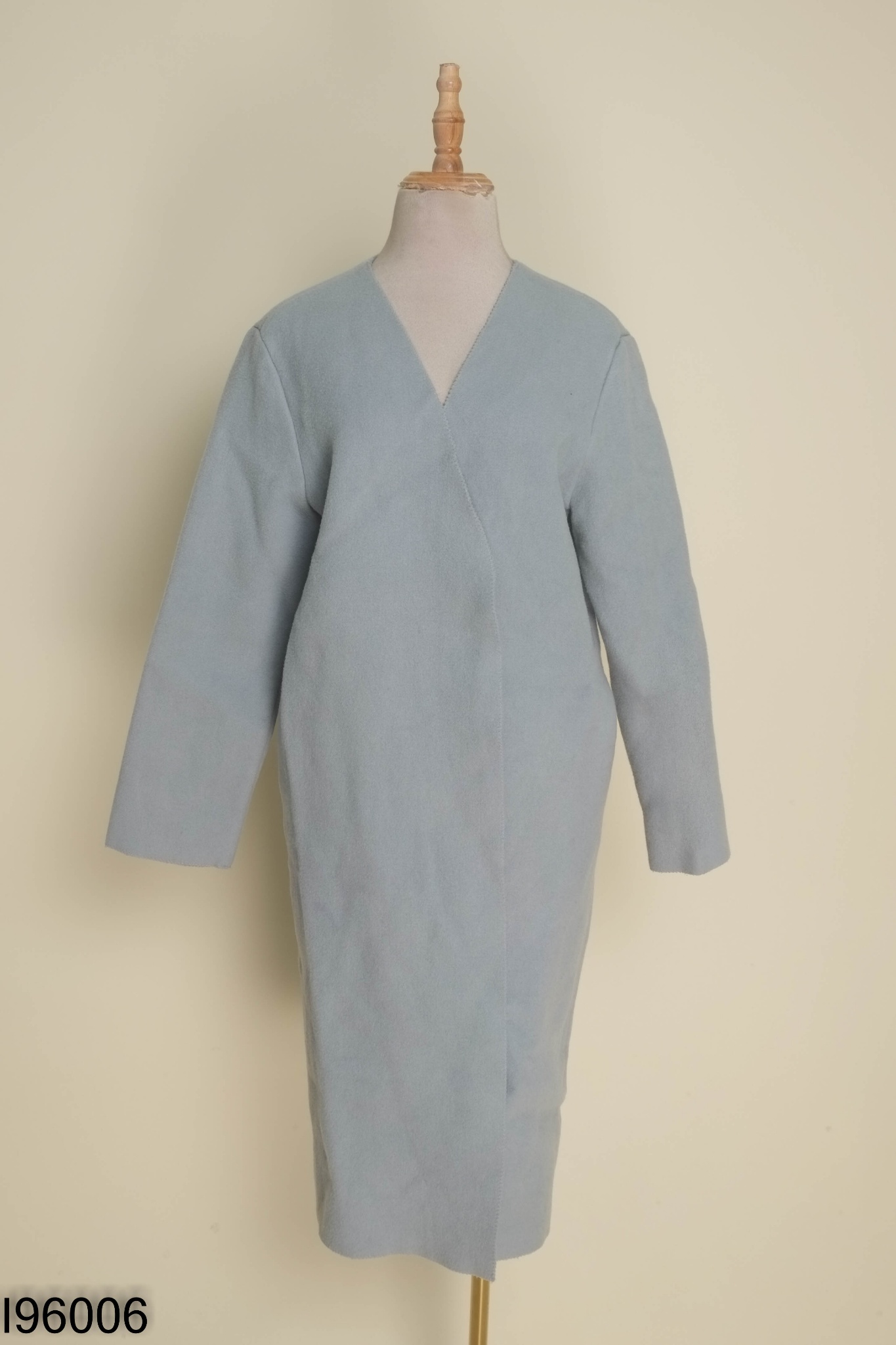 Áo khoác dạ xanh trơn