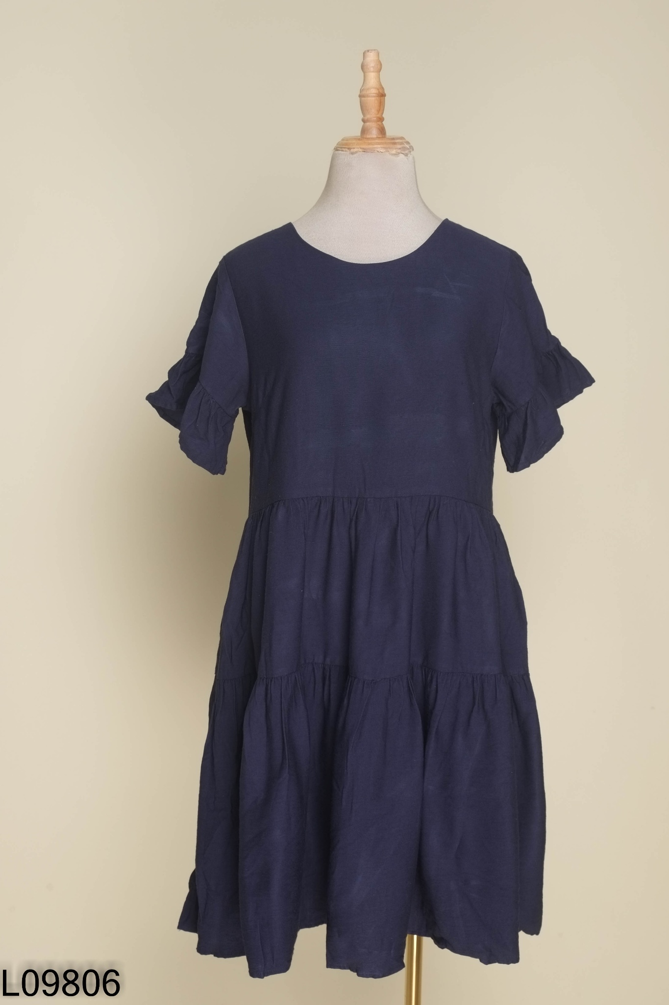 Váy baby doll xanh than