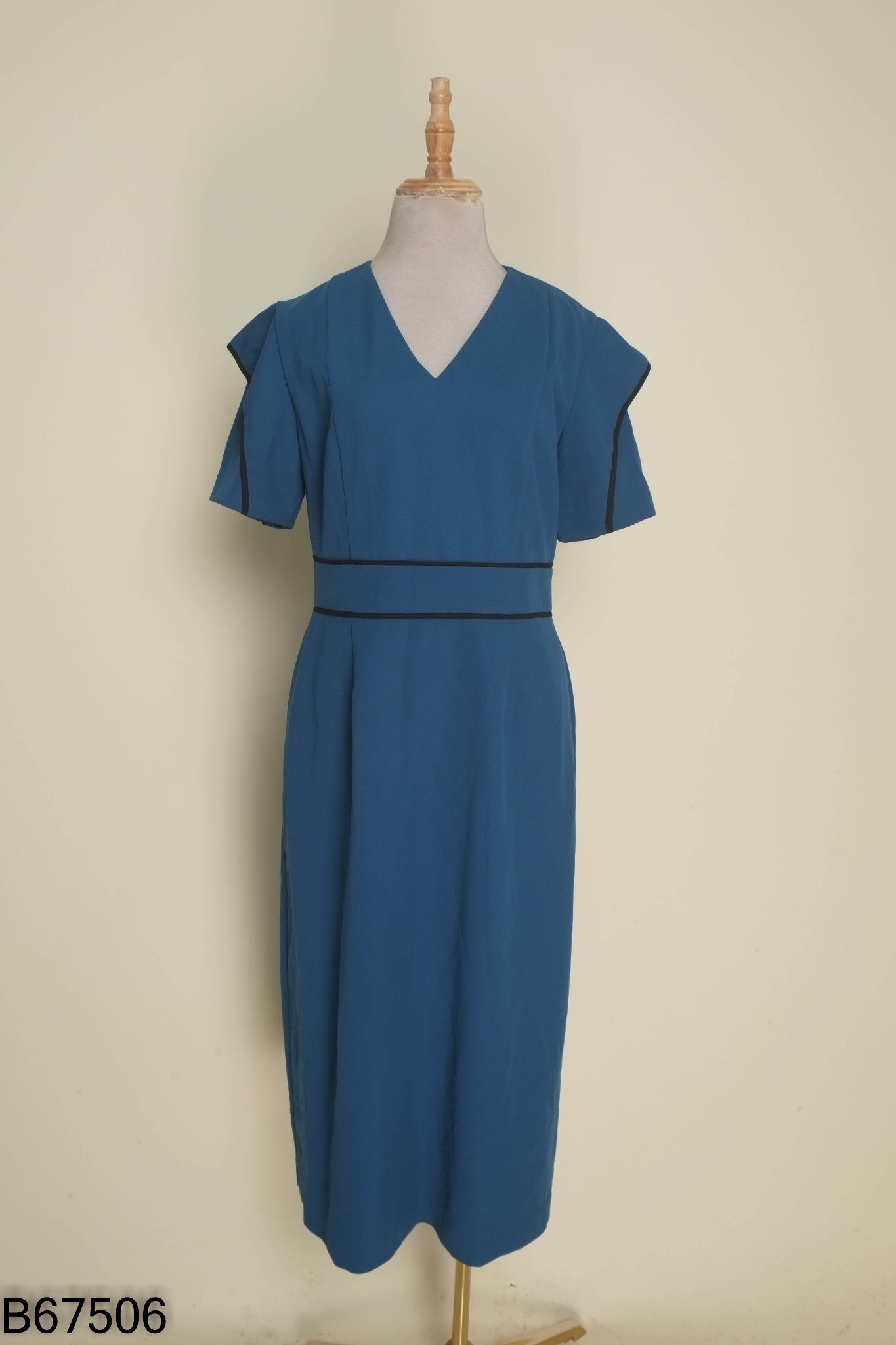 Váy TED BAKER xanh cổ tim