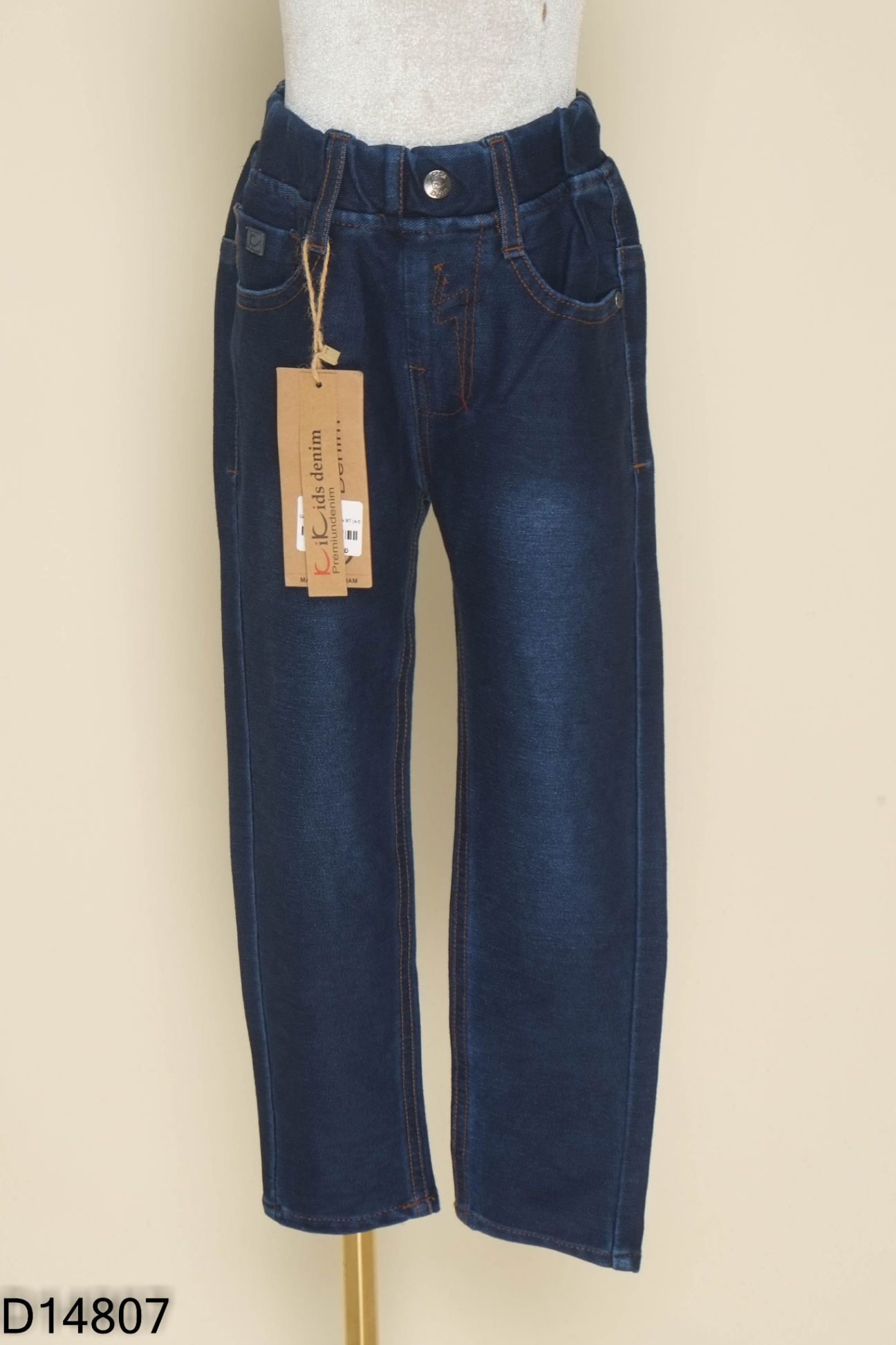 NEWTAG Quần jeans xanh trơn