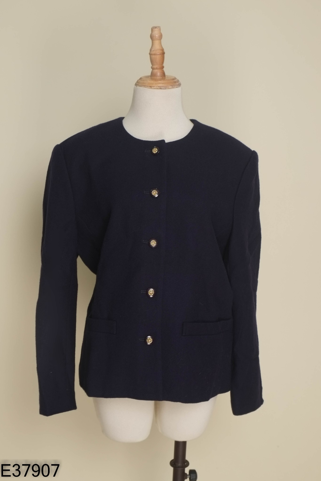 Áo khoác dạ LADIES FASHION xanh than