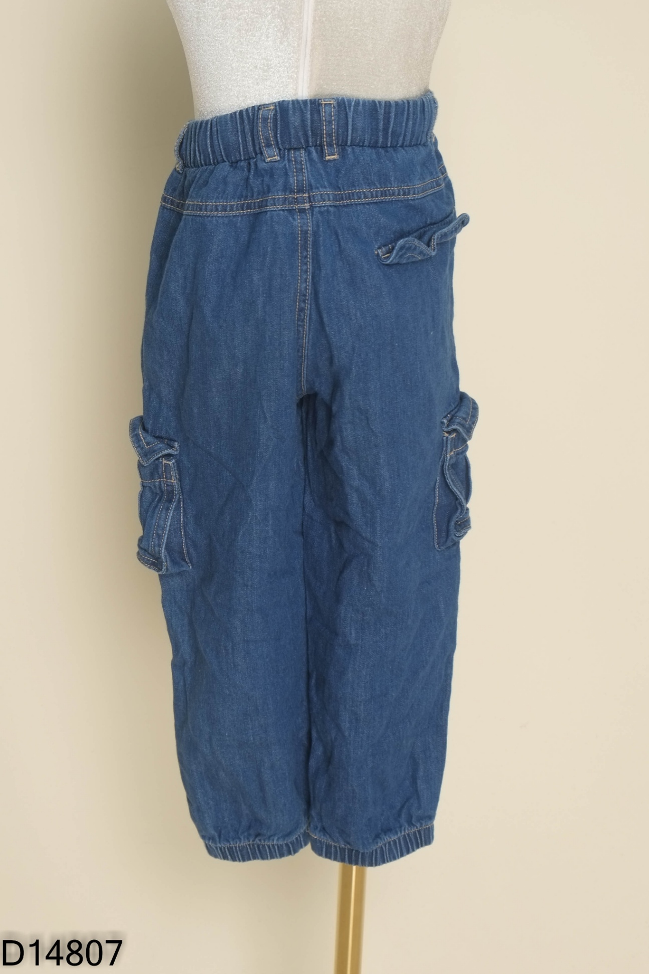 Quần jeans xanh túi hộp KIDS