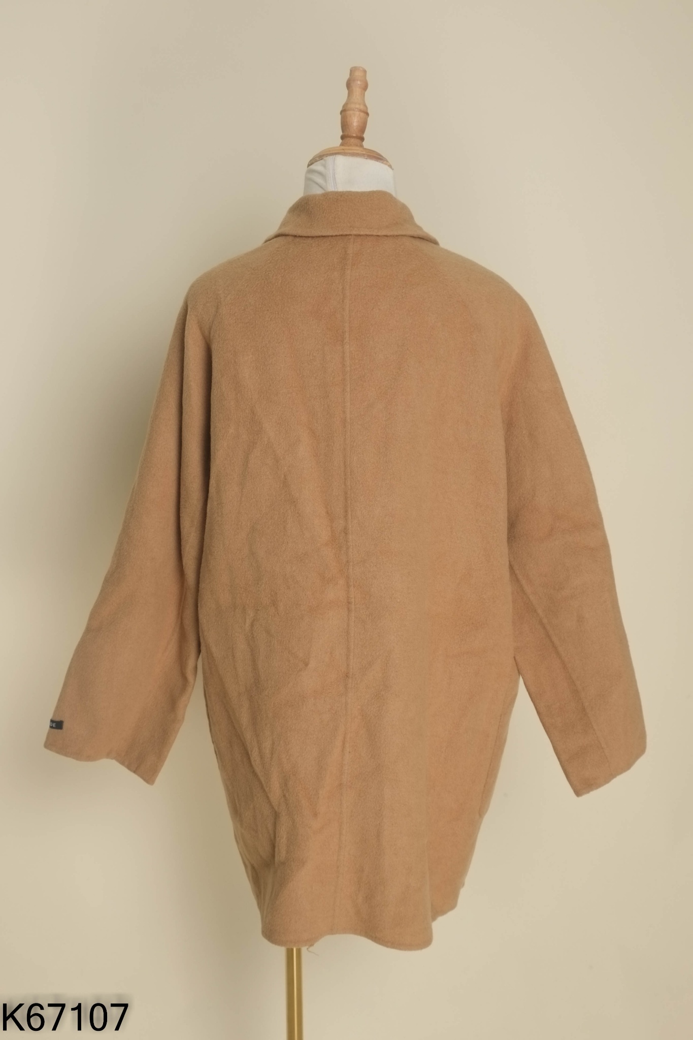 Áo khoác vest dạ nâu dáng dài