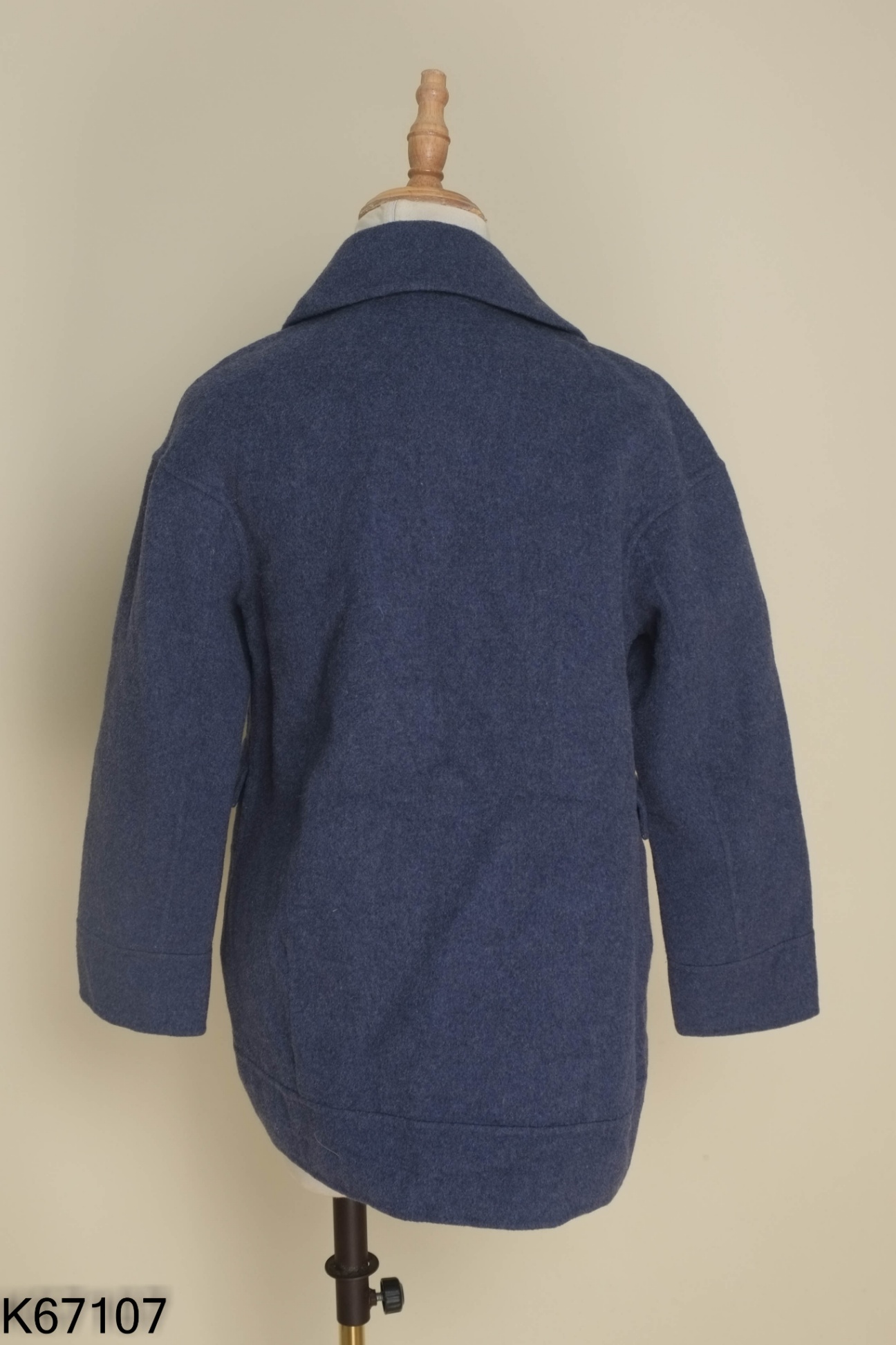 Áo khoác vest dạ xanh